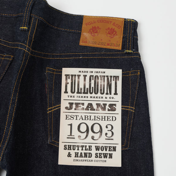 Full Count 1109-21OZ '21 Ounce' Slim Straight Jean - Raw