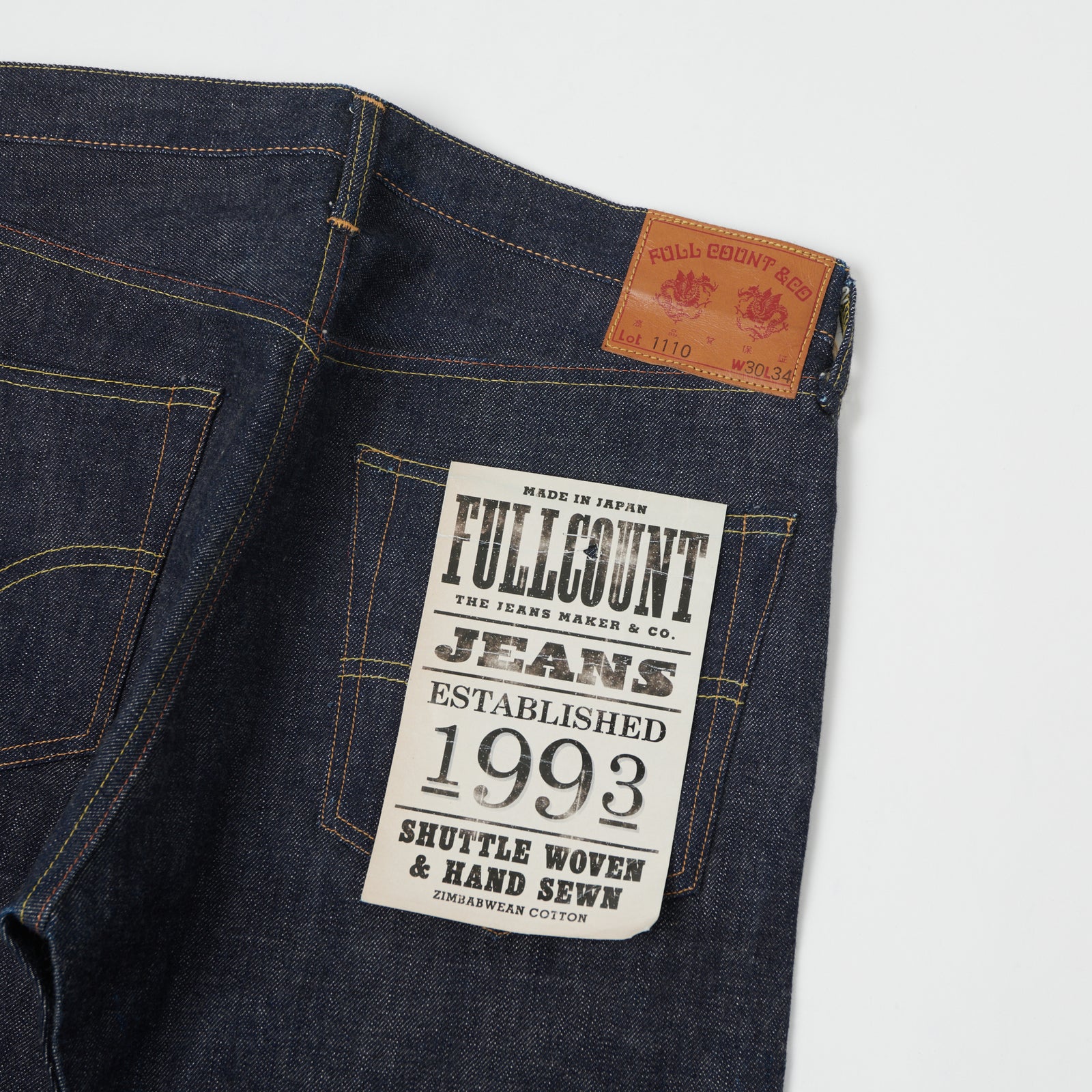 Full Count 1110 13.7oz Slim Tapered Jean - Raw | SON OF A STAG