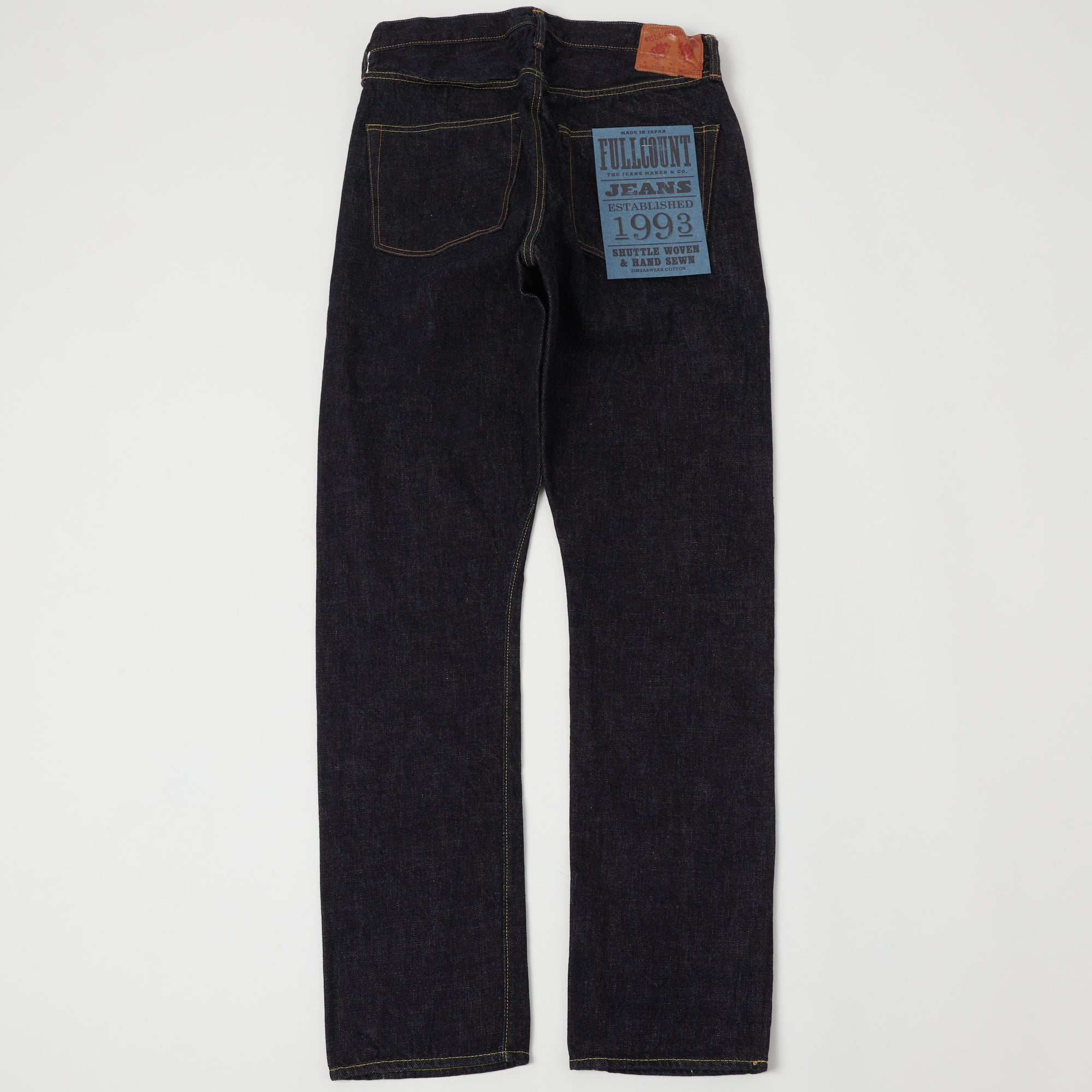 FULLCOUNT 1110XX 15.5oz Slim Tapered Jean - One Wash