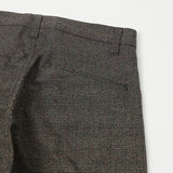 Full Count 1128 Schonherr Weaving Cloth Farmers Trouser - Brown Check