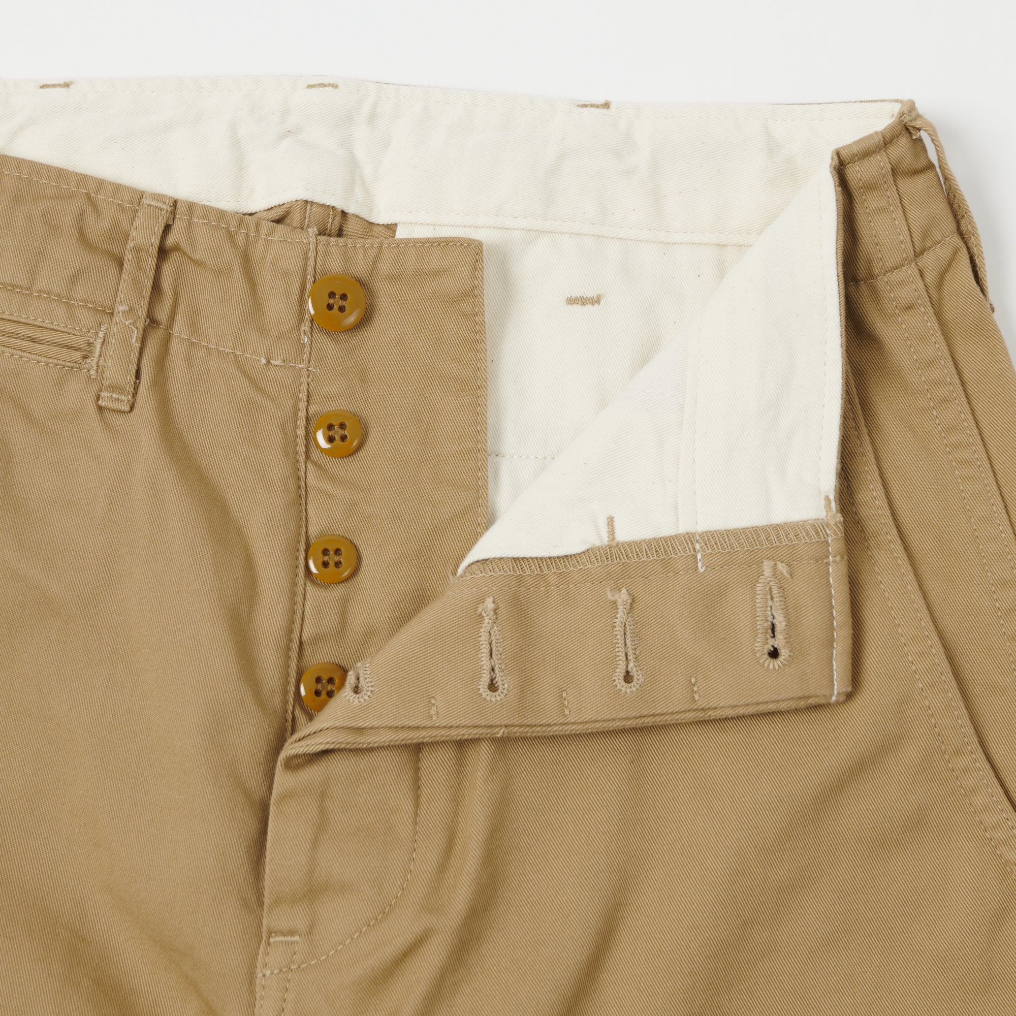 FULLCOUNT 1201 U.S. Army Combat Chino - Brown Beige