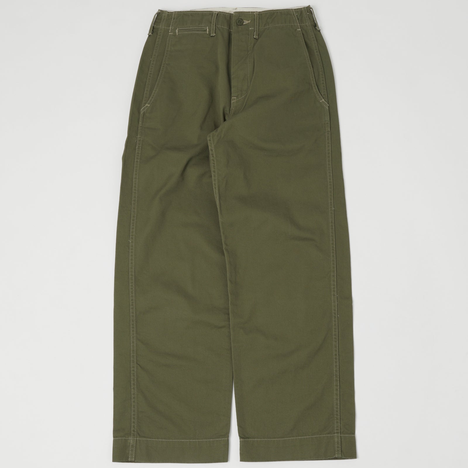 パンツ FULL COUNT US Army Chino 41 olive 2025SS] 1201HW - U.S.Army Chino 41 Khaki “Freedom Fighter