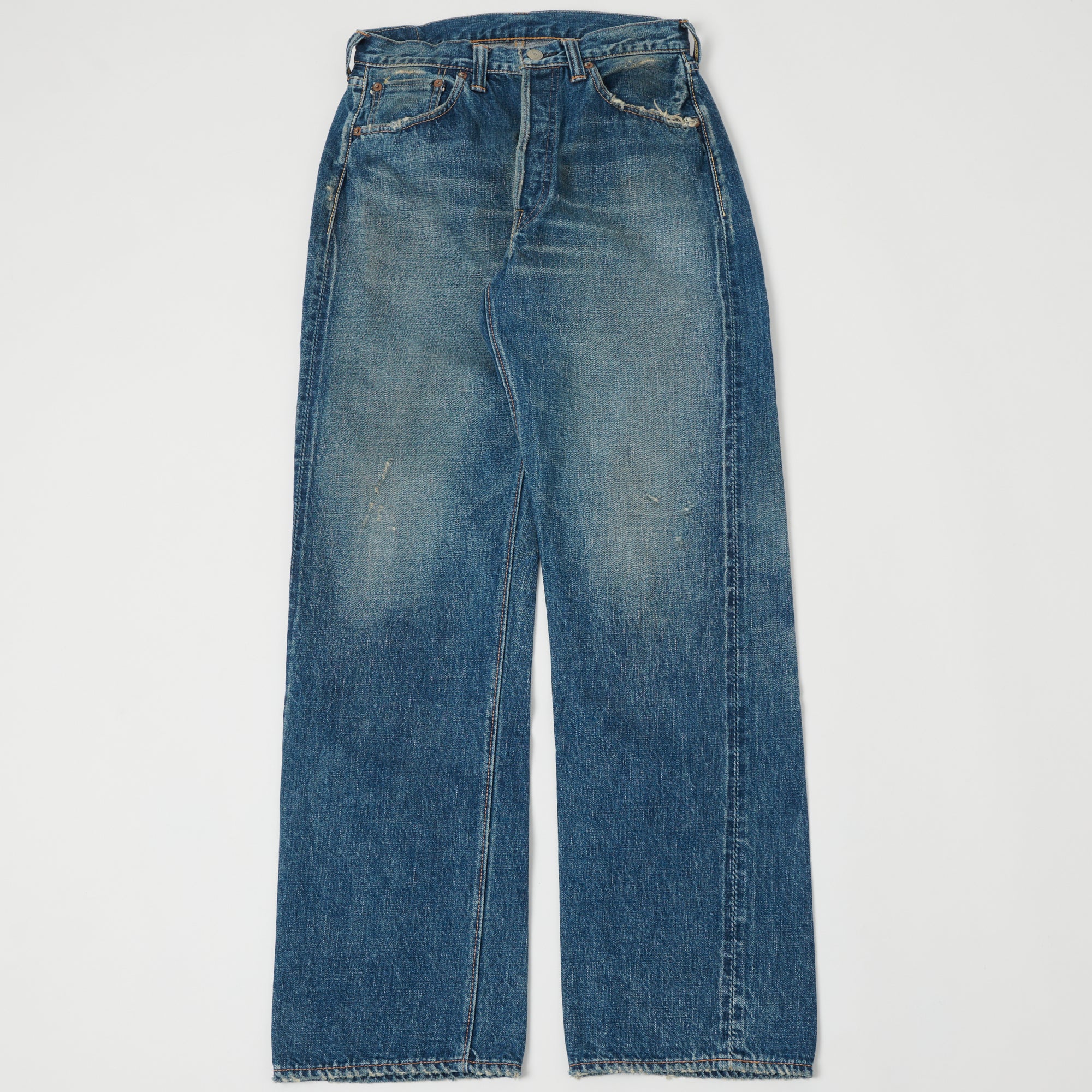 FULLCOUNT 0105 13.7oz Wide Straight Jean - 'Dartford' Wash