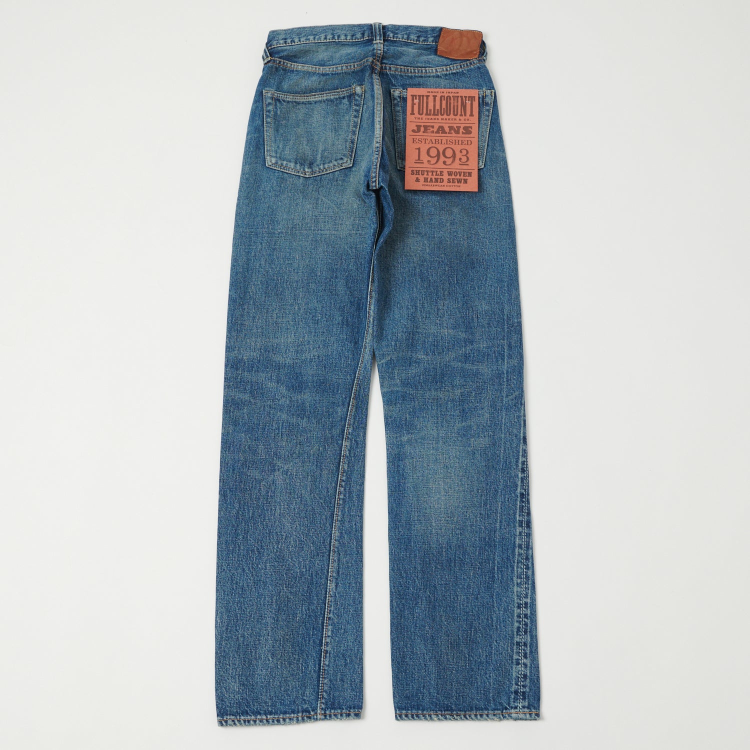 FULLCOUNT 1101 13.7oz Loose Straight Jean - Dartford Wash