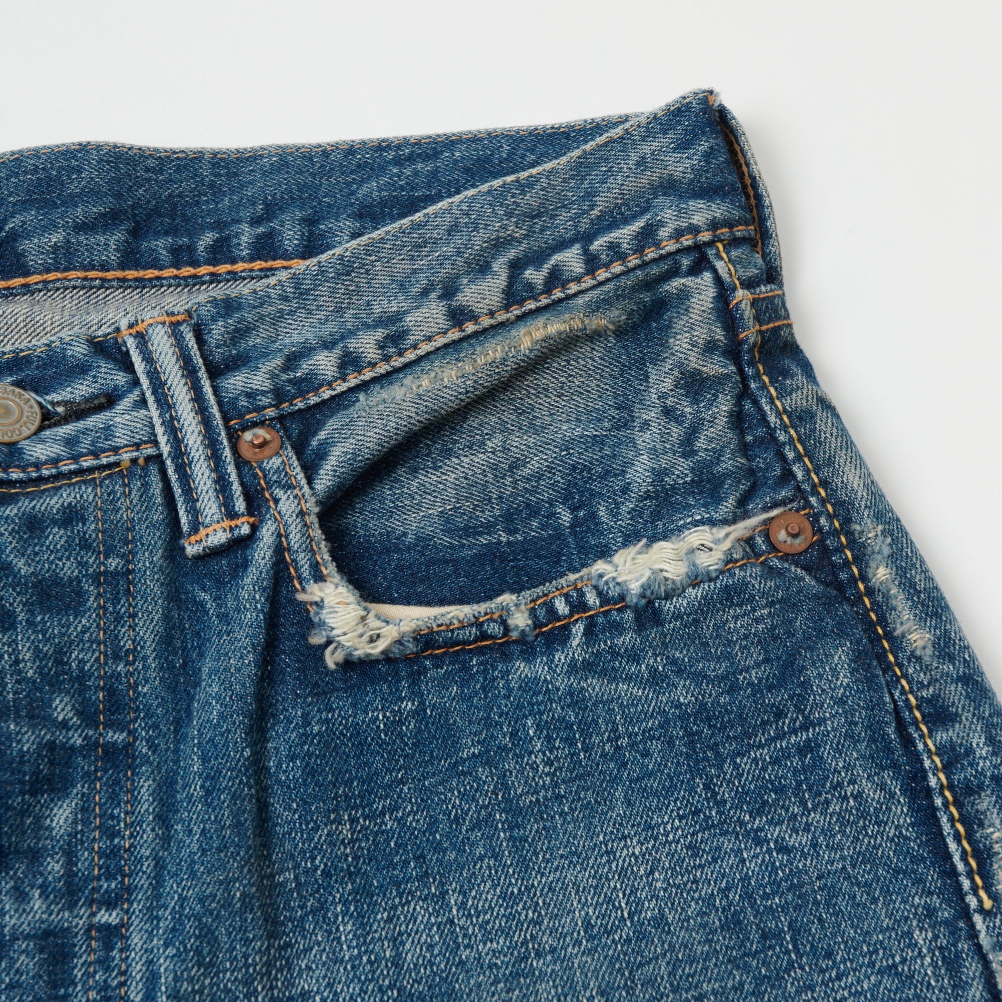 FULLCOUNT 1108 13.7oz Regular Straight Jean - 'Dartford' Wash