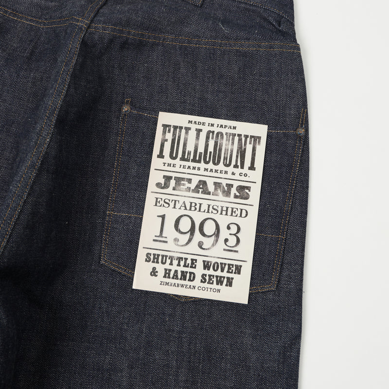 Full Count 1373 13.7oz Loose Straight Jean - Raw