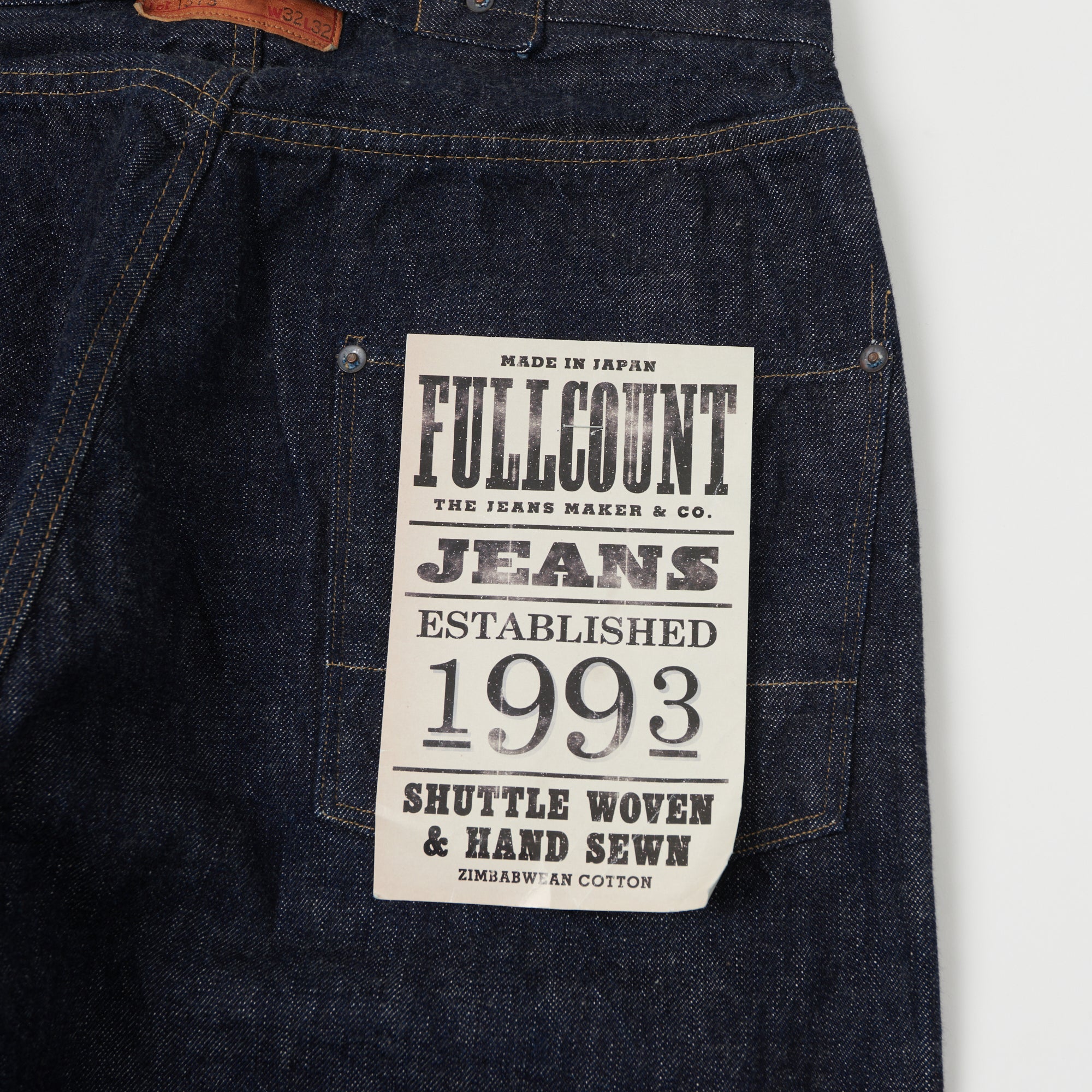 FULLCOUNT 1373 'Son Of The Soil' 13.7oz Wide Straight Jean - One