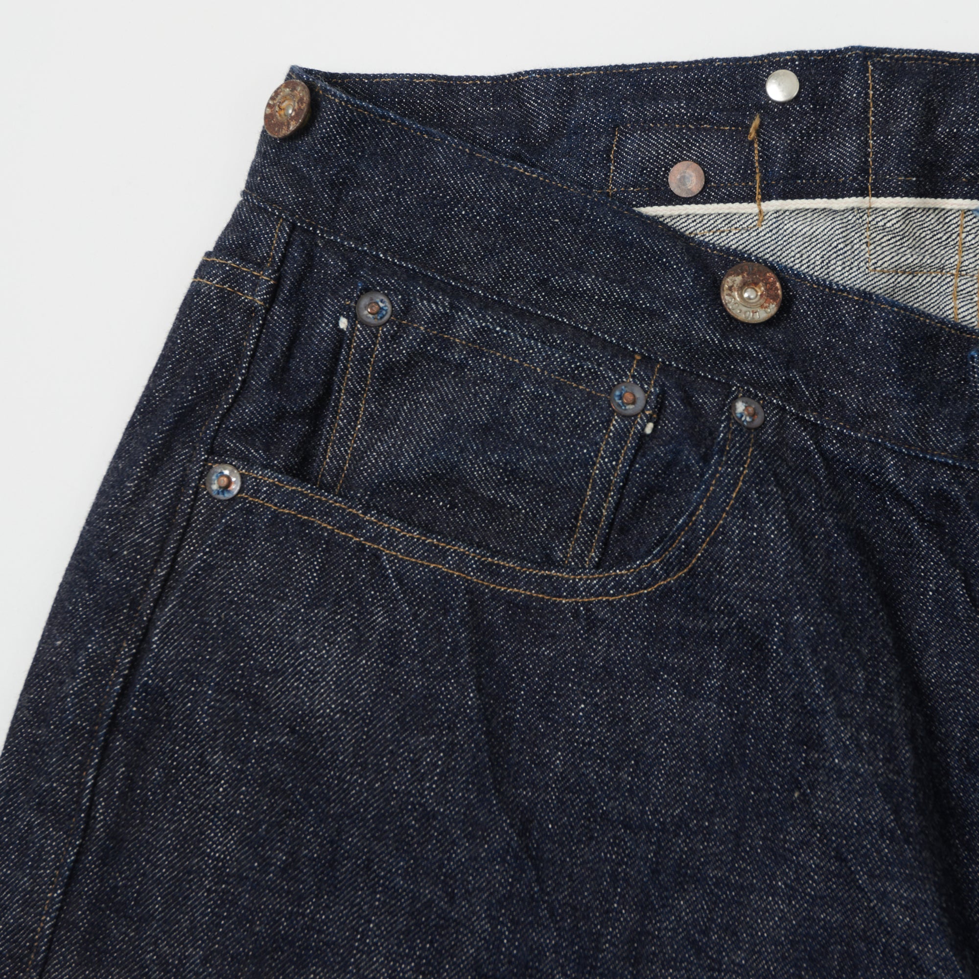 FULLCOUNT 1373 'Son Of The Soil' 13.7oz Wide Straight Jean - One Wash