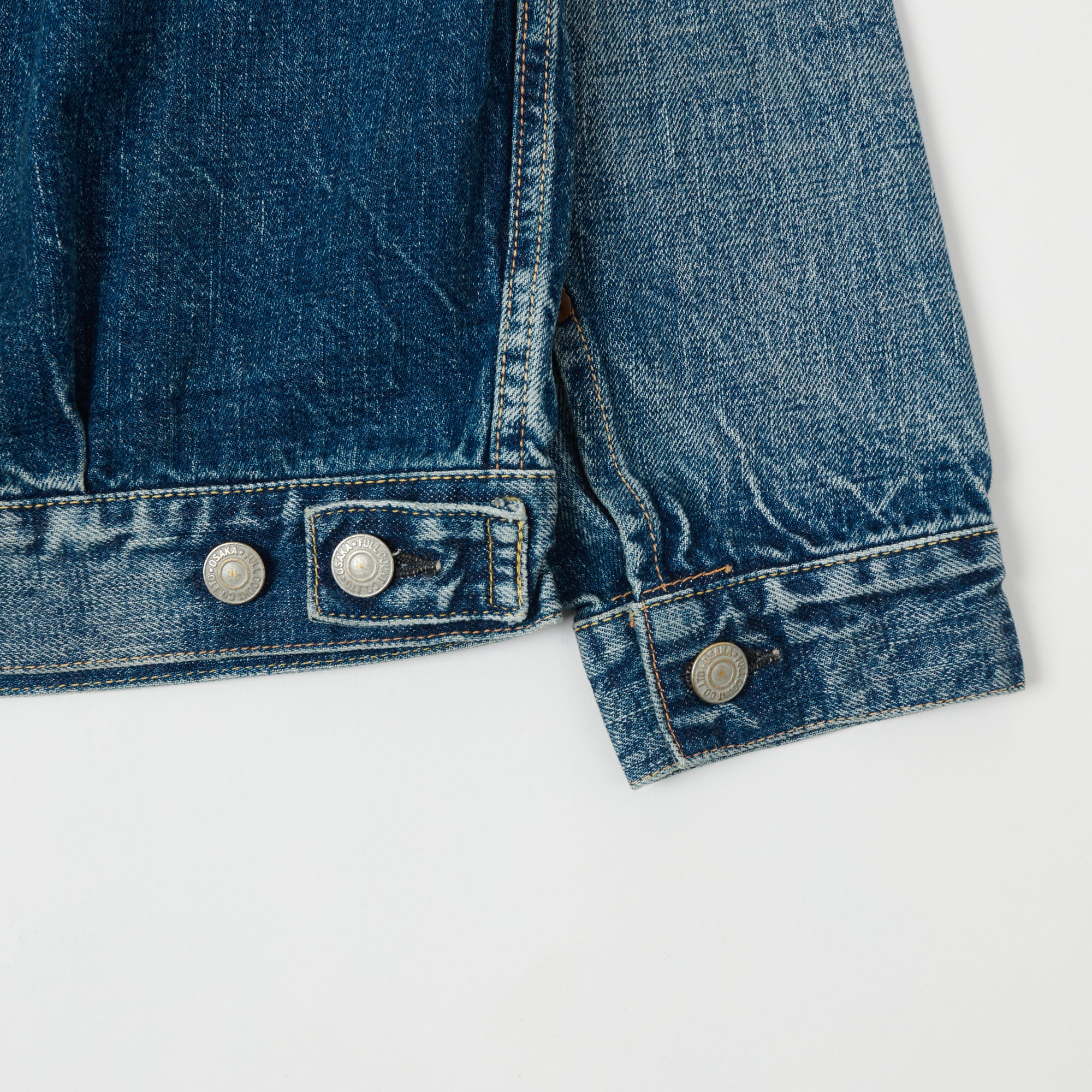 FULLCOUNT 2102 13.7oz Type II Denim Jacket - 'More Than Real' Wash