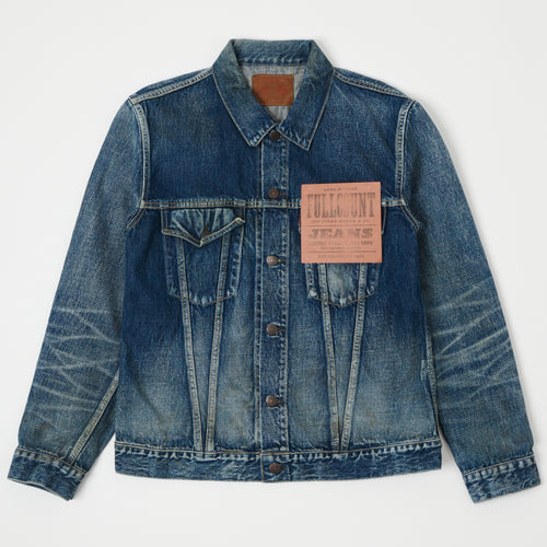 FULLCOUNT 2101 13.7oz Type III Denim Jacket - 'More Than Real' Wash
