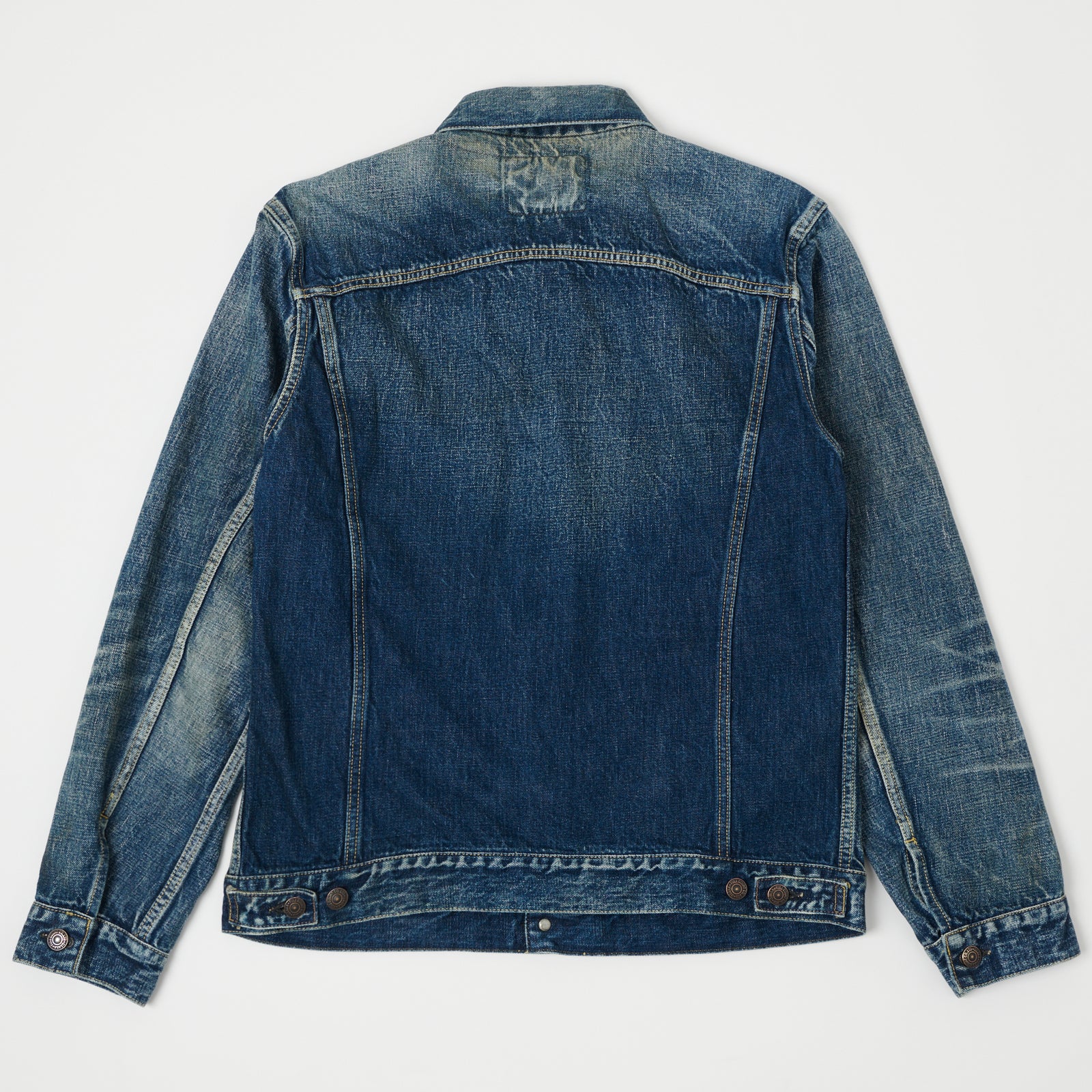 【TANAKA】One Two Three Jean Jacket Tanaka Raw Denim One Two Three Jacket - White | Garmentory