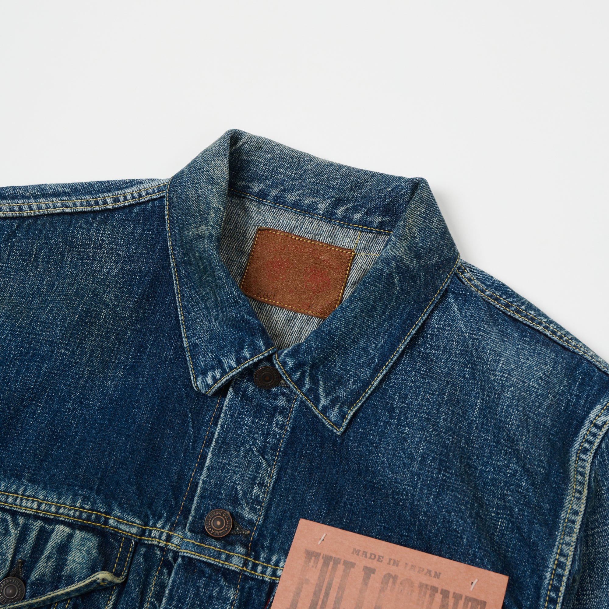 FULLCOUNT 2101 13.7oz Type III Denim Jacket - 'More Than Real' Wash