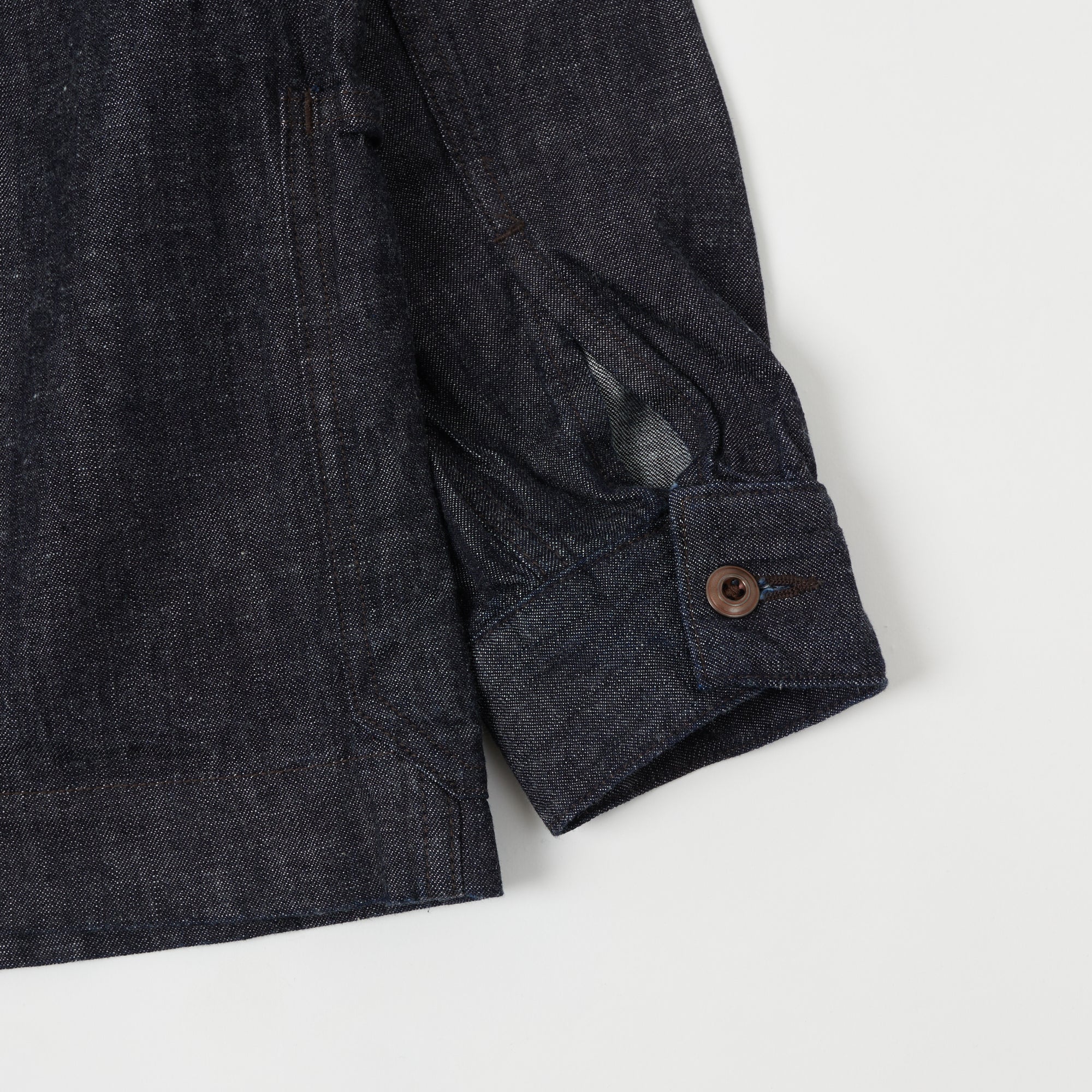 FULLCOUNT 2017 U.S. Navy Denim Pullover Jacket - One Wash