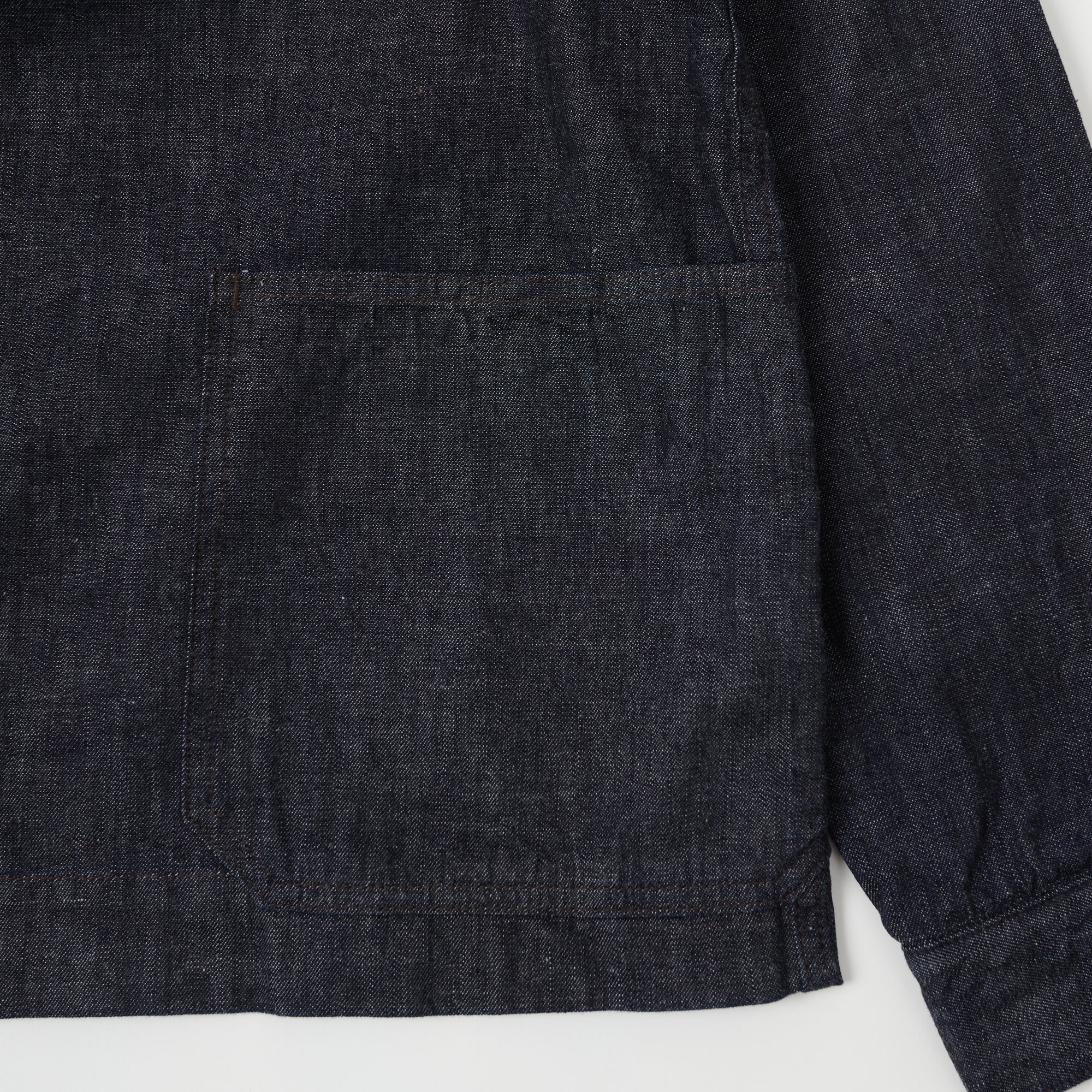 FULLCOUNT 2017 U.S. Navy Denim Pullover Jacket - One Wash