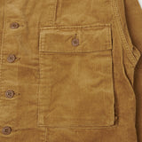 Full Count 2023 Corduroy Military Jacket - Camel