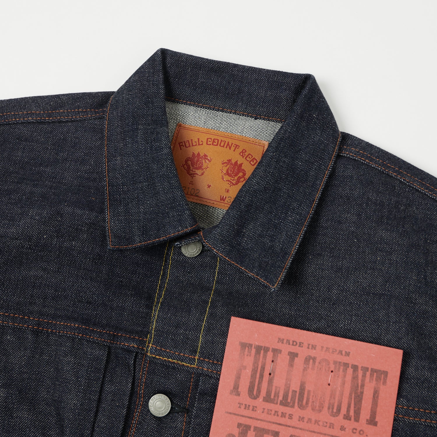 FULLCOUNT 2102 13.7oz Type II Denim Jacket - Raw