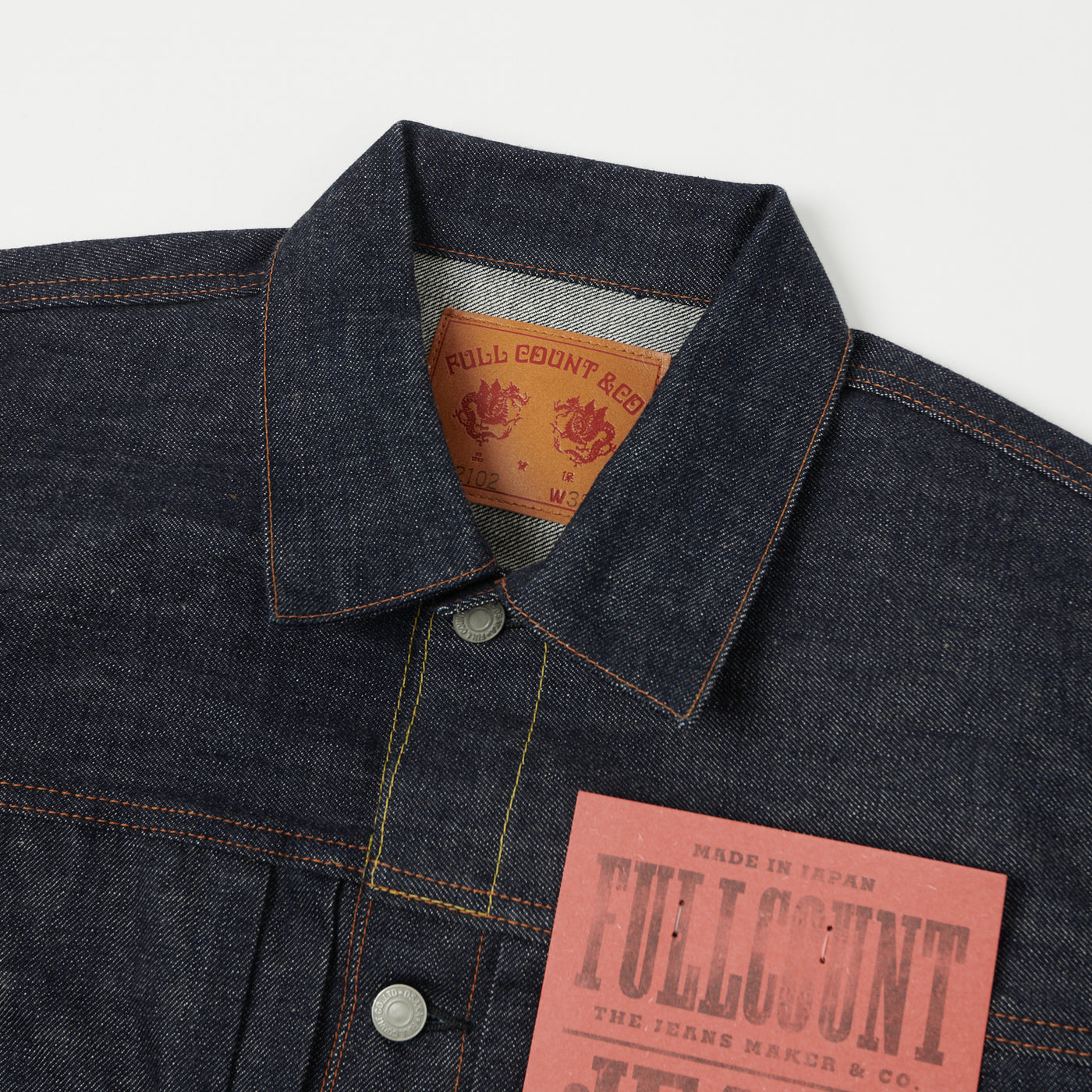 FULLCOUNT　Lot 2102 XX one washed 2102XX - Type 2 Denim Jacket - – FULLCOUNT