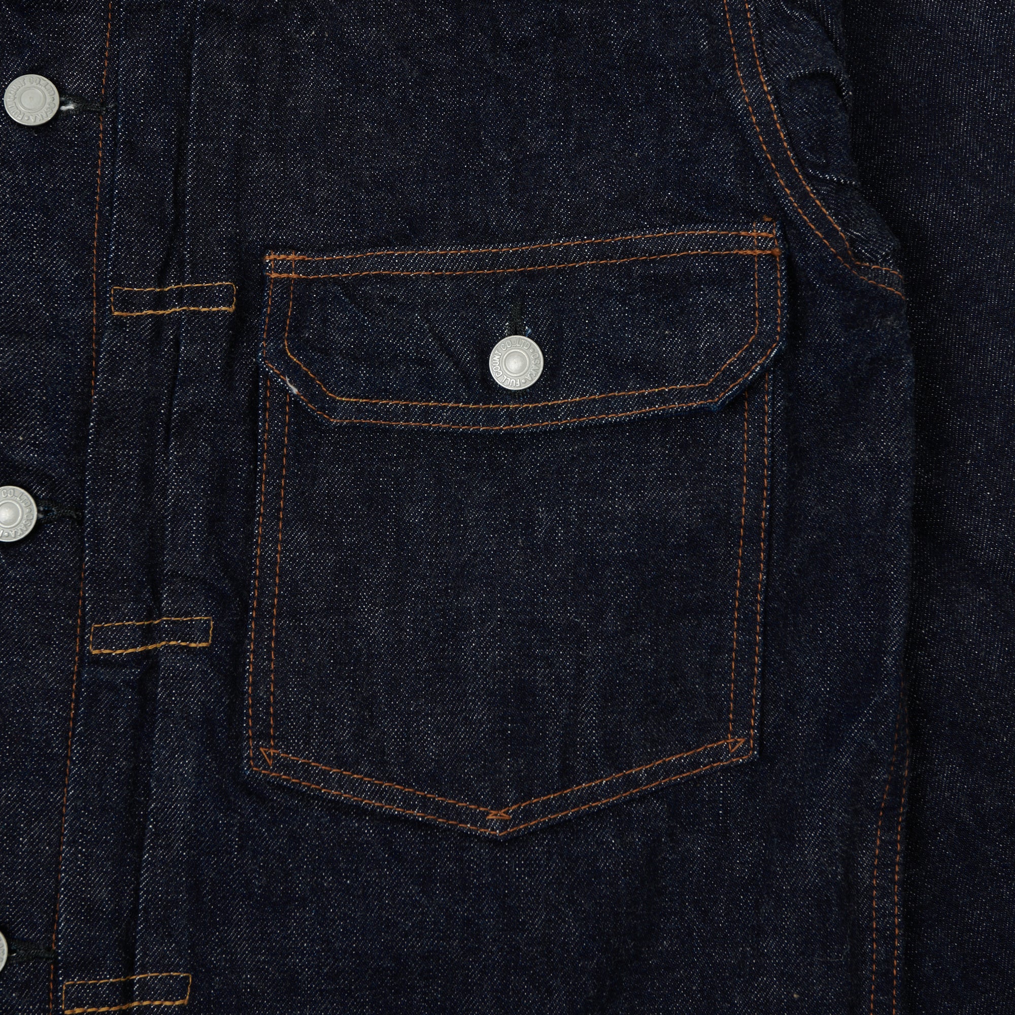 FULLCOUNT 2102 13.7oz Type II Denim Jacket - One Wash