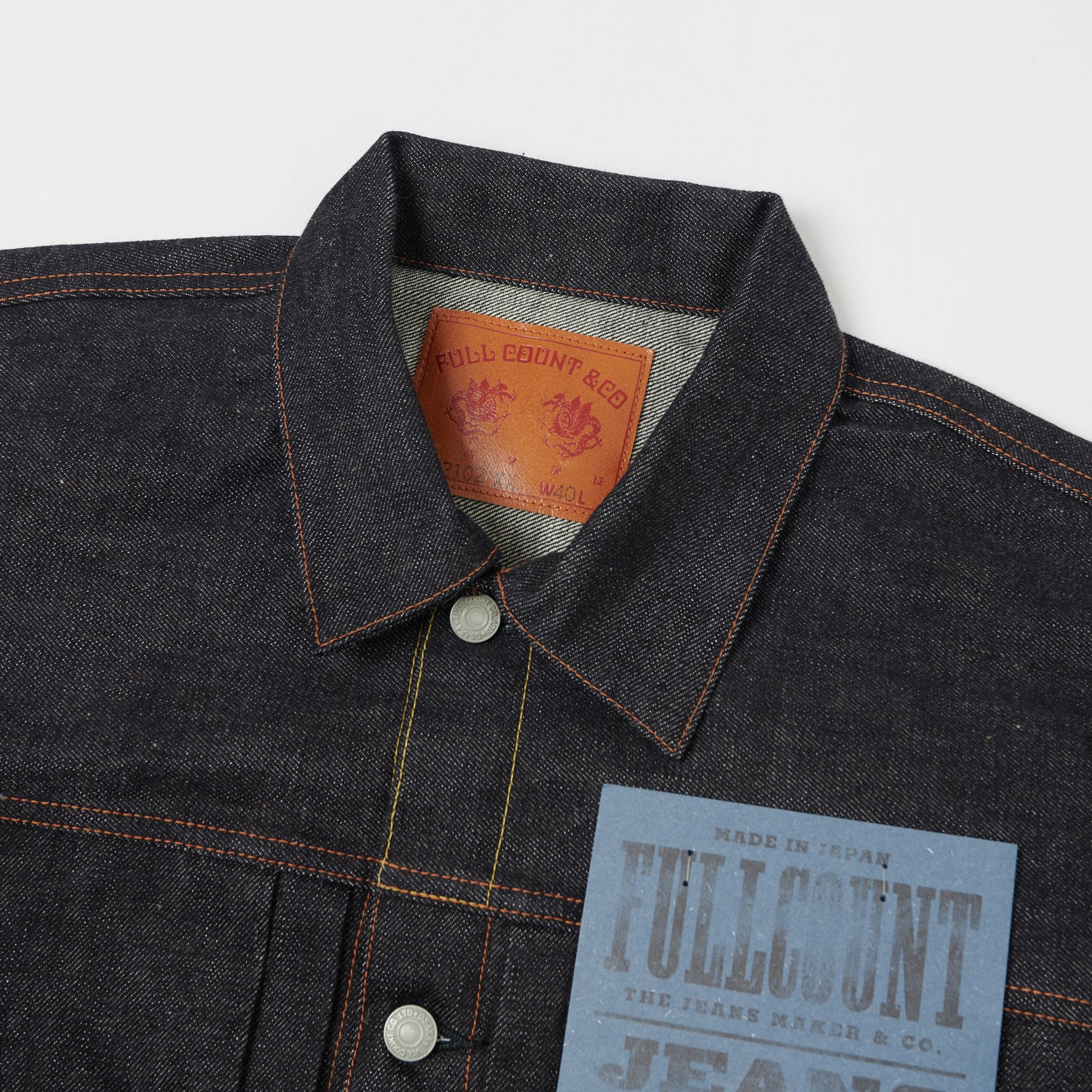 FULLCOUNT 2102XX 15.5oz Type II Denim Jacket - Raw