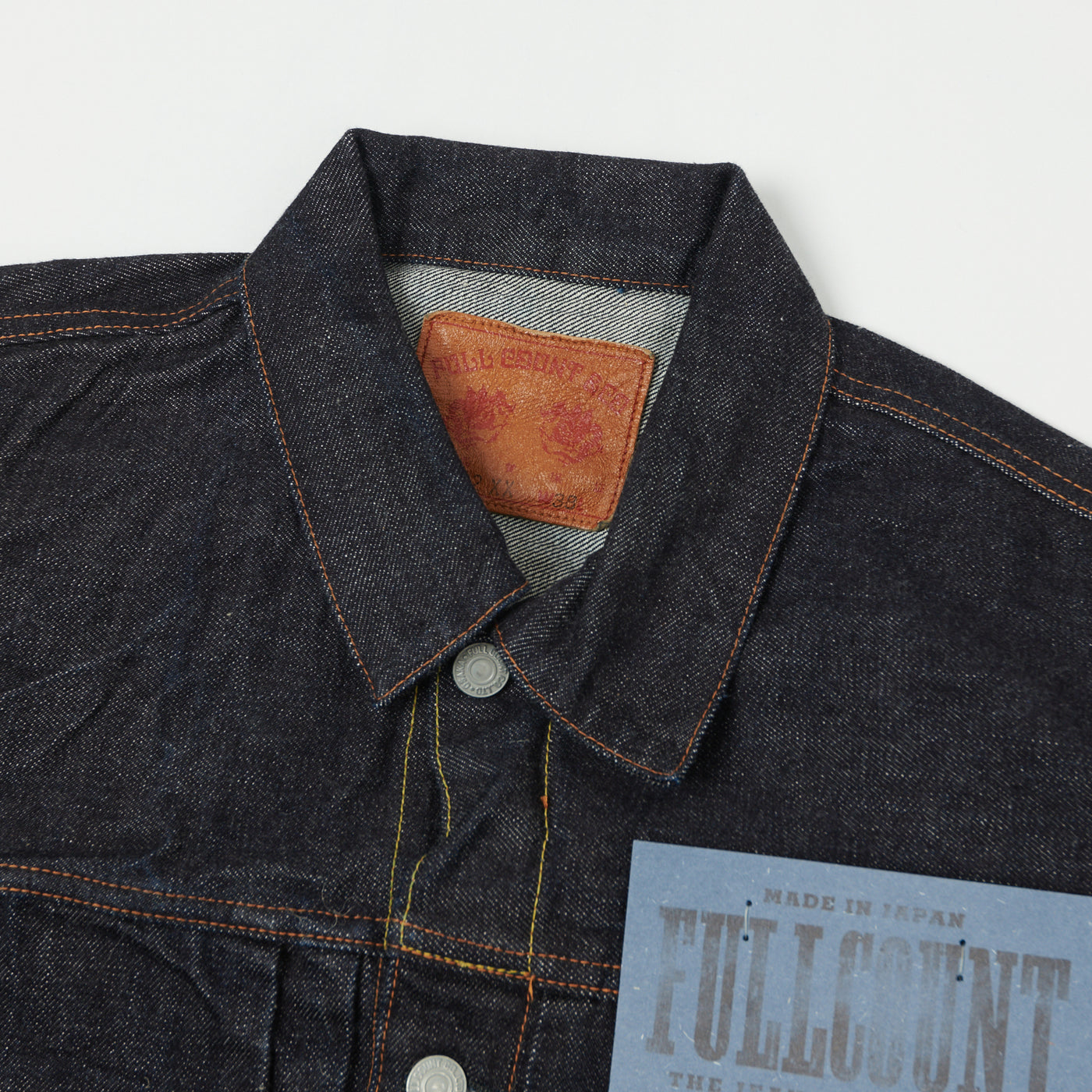 FULLCOUNT 2102XX 15.5oz Type II Denim Jacket - One Wash