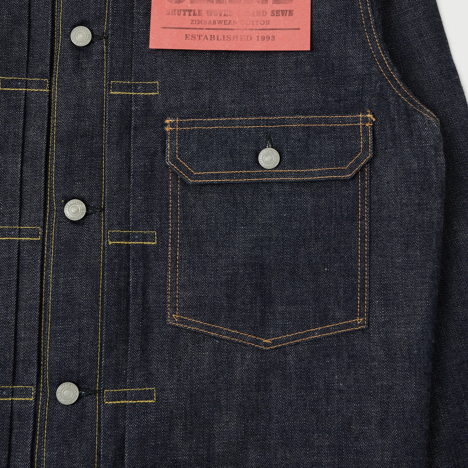 FULLCOUNT 2107 13.75oz Type I Denim Jacket - Raw