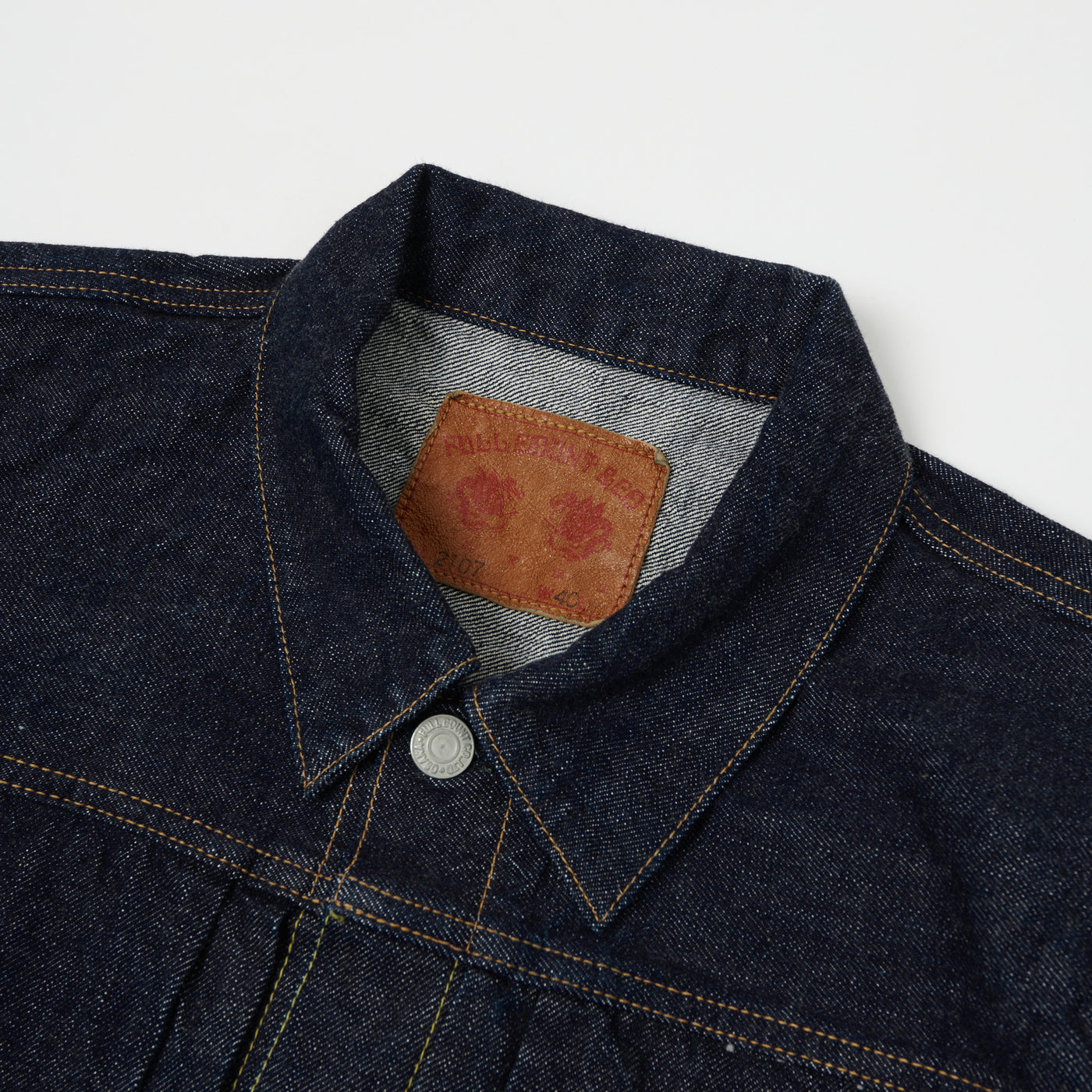 FULLCOUNT 2107 13.75oz Type I Denim Jacket - One Wash