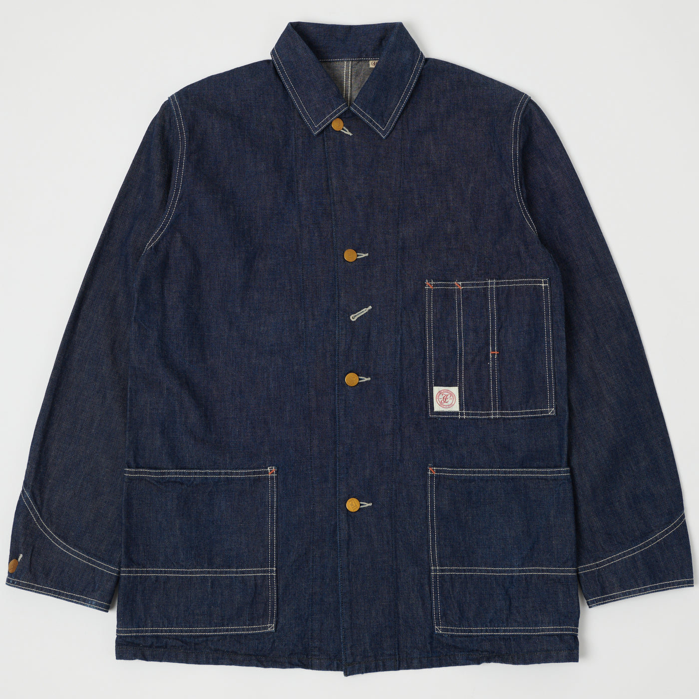 FULLCOUNT 2875 Denim Coverall Jacket - One Wash