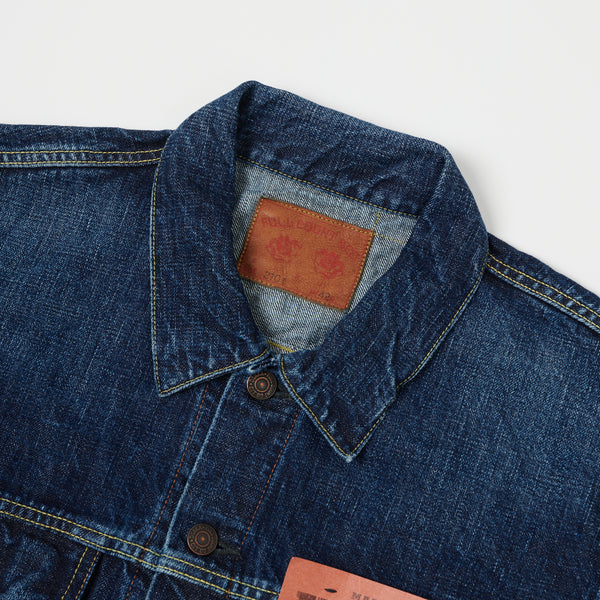 Full Count 2980-2101 'Half Way There' Type III Denim Jacket - Washed