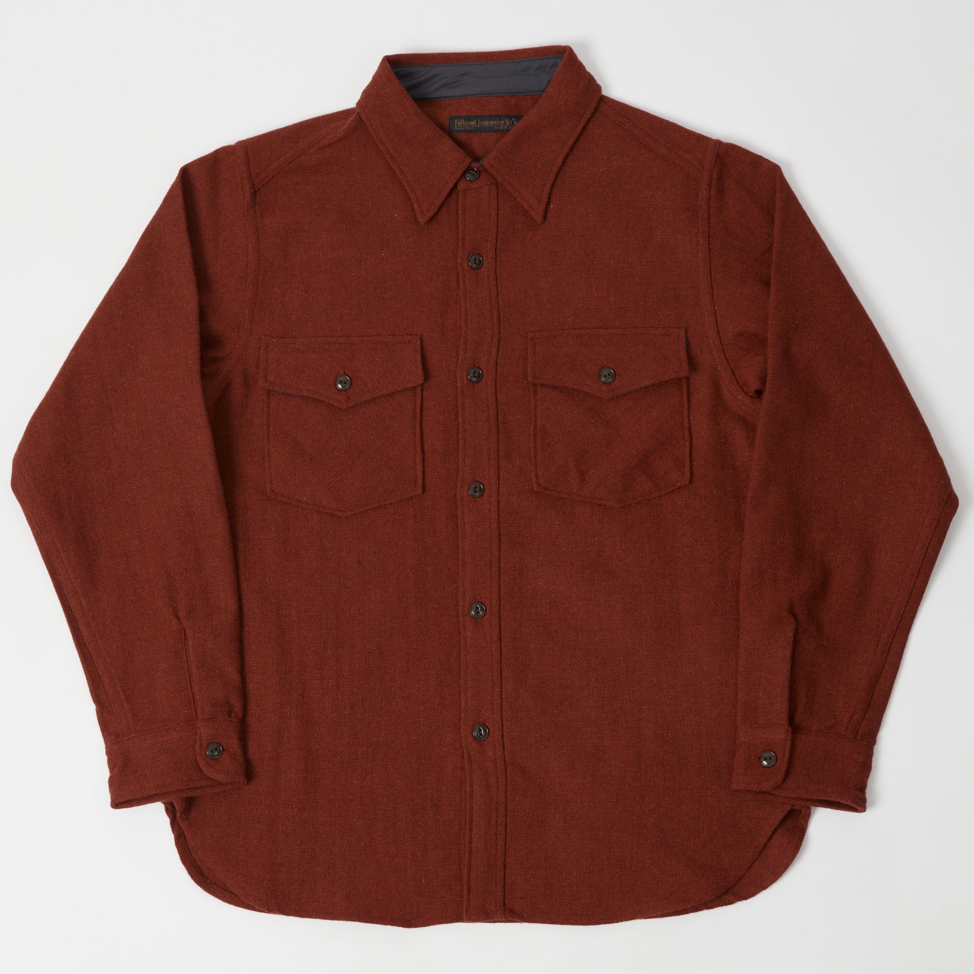 FULLCOUNT 4059 Wool CPO Shirt - Renga