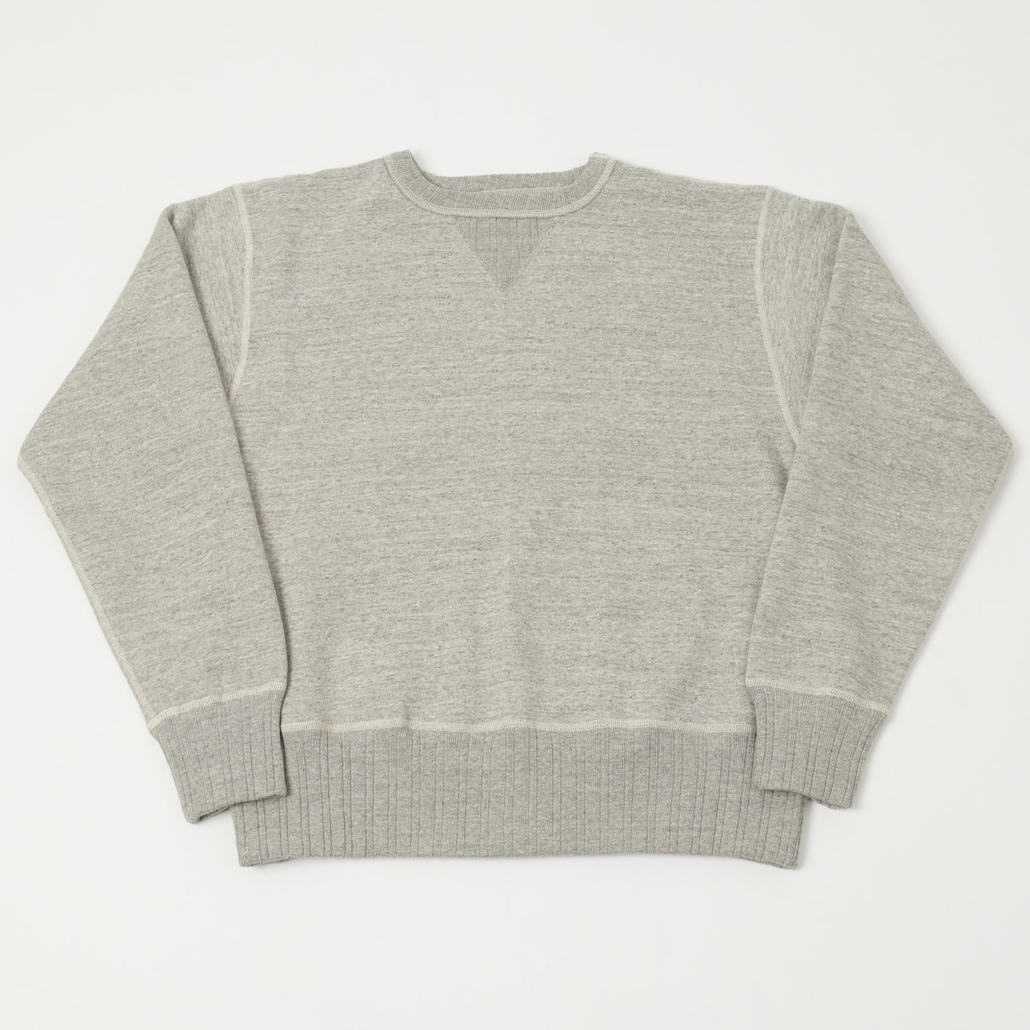FULLCOUNT 3741 'Mother Cotton' Sweatshirt - Heather Grey