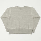 Full Count 3741-22 Set In Sleeve Loopwheel Sweatshirt - Heather Grey