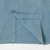 Full Count 4810-22 5oz Original Selvedge Chambray Shirt - Light Blue