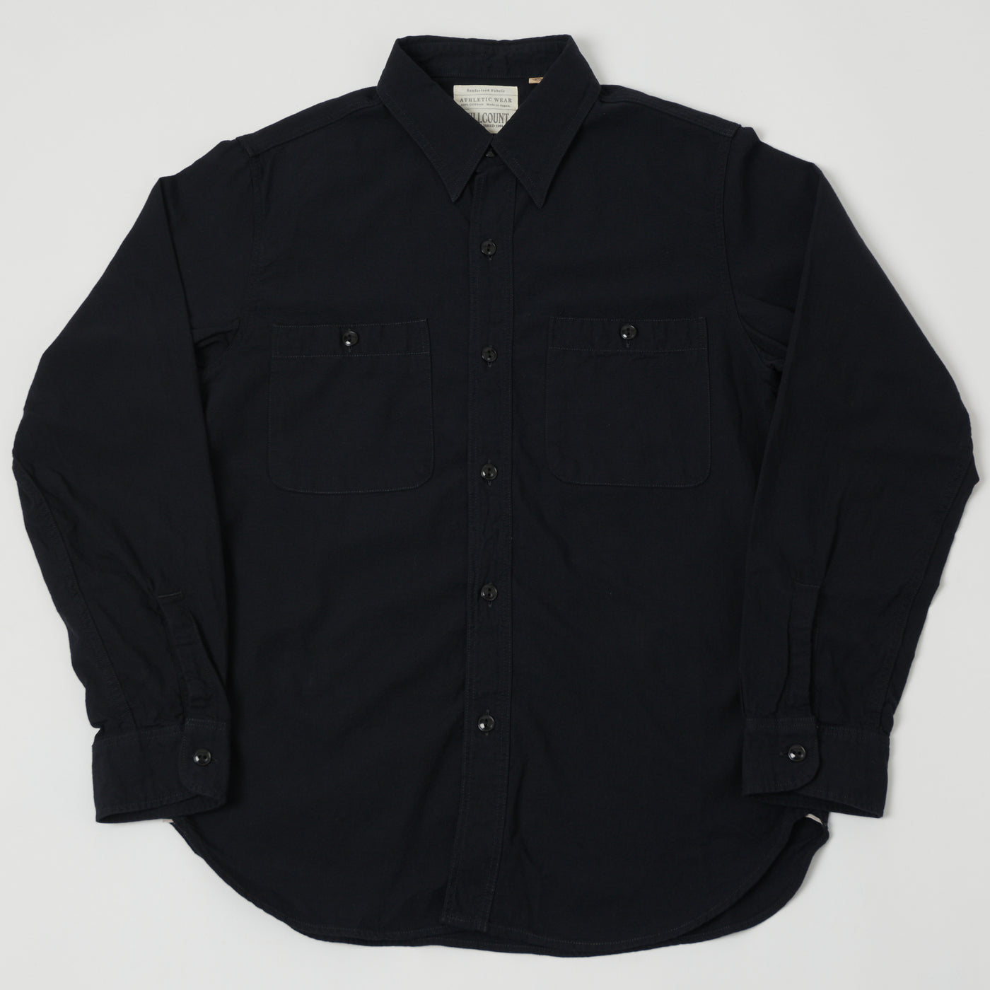 FULLCOUNT 4810 5oz Chambray Work Shirt - Black