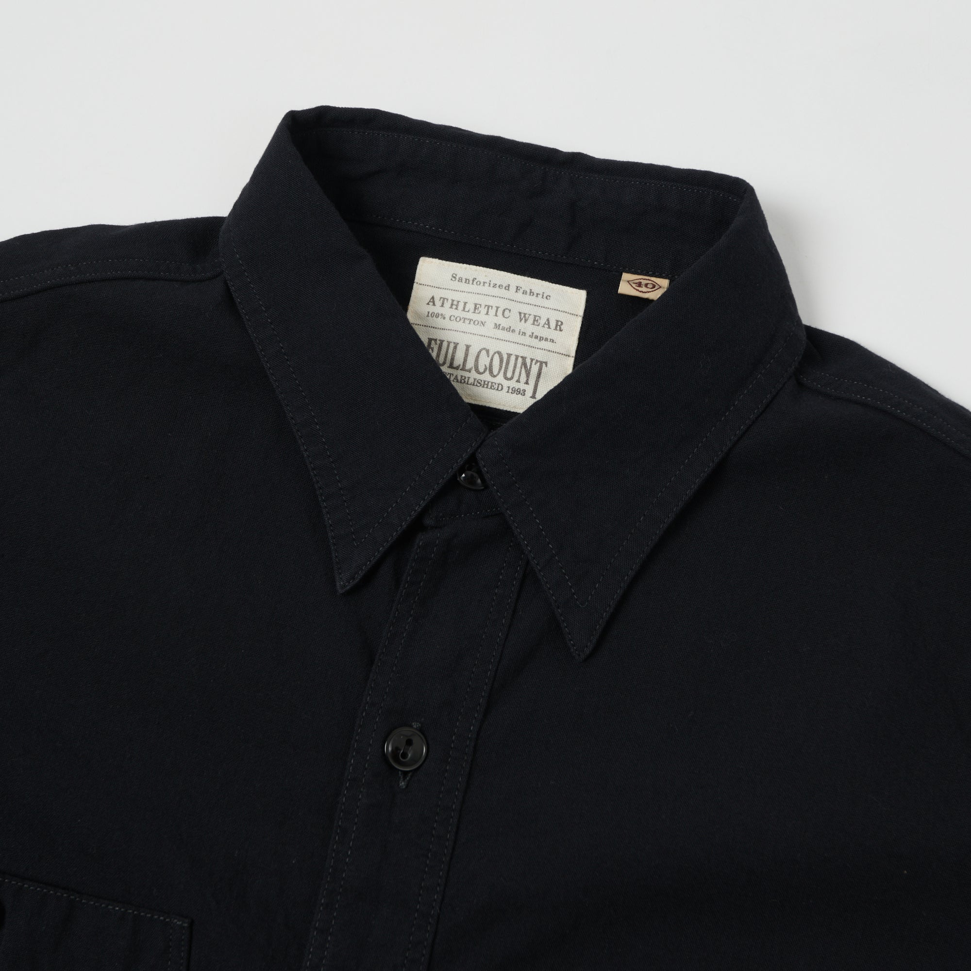 FULLCOUNT 4810 5oz Chambray Work Shirt - Black