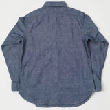 Full Count 4810-22 5oz Original Selvedge Chambray Shirt - Indigo Blue