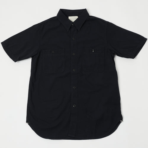 FULLCOUNT 4821 5oz Chambray Work Shirt - Black