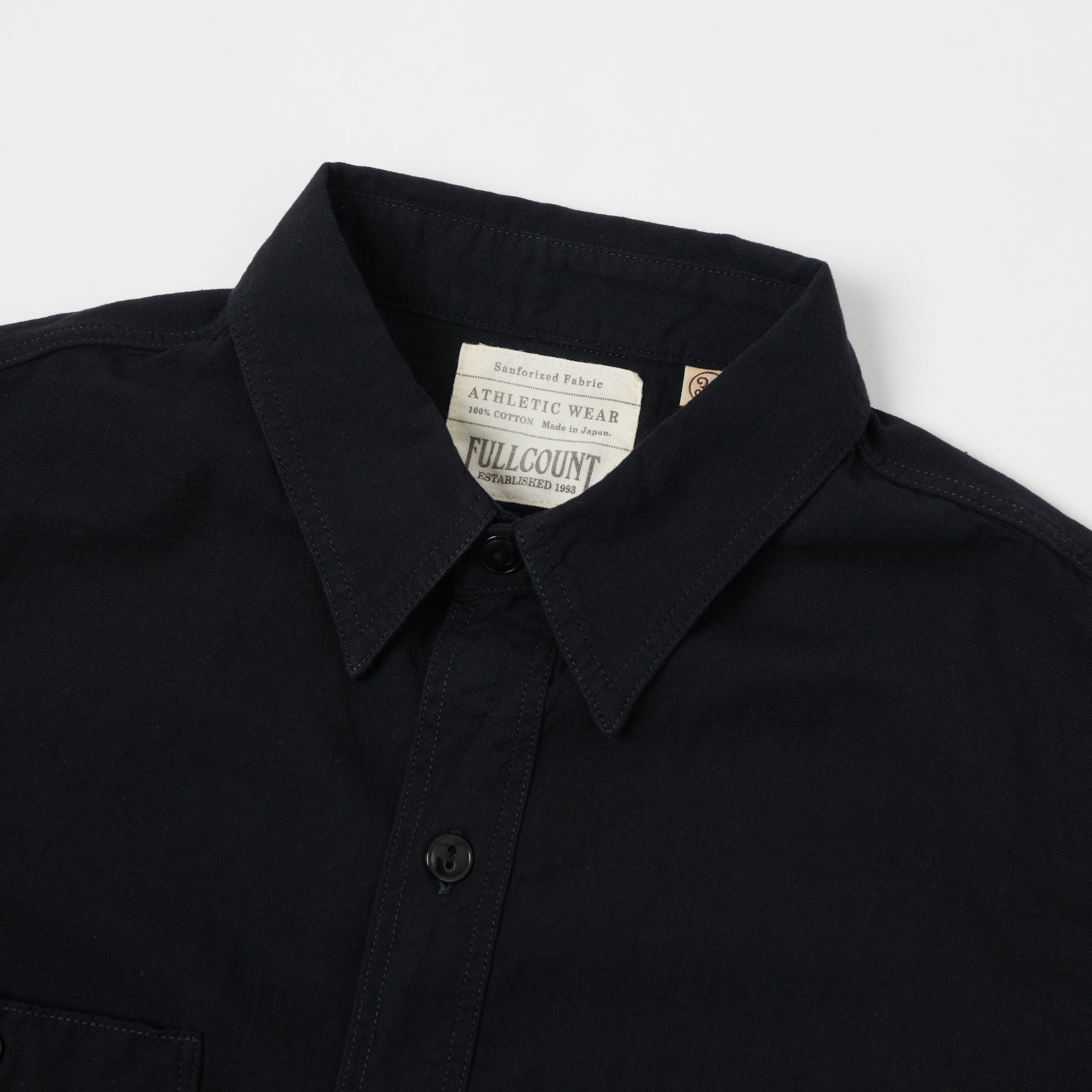 FULLCOUNT 4821 5oz Chambray Work Shirt - Black