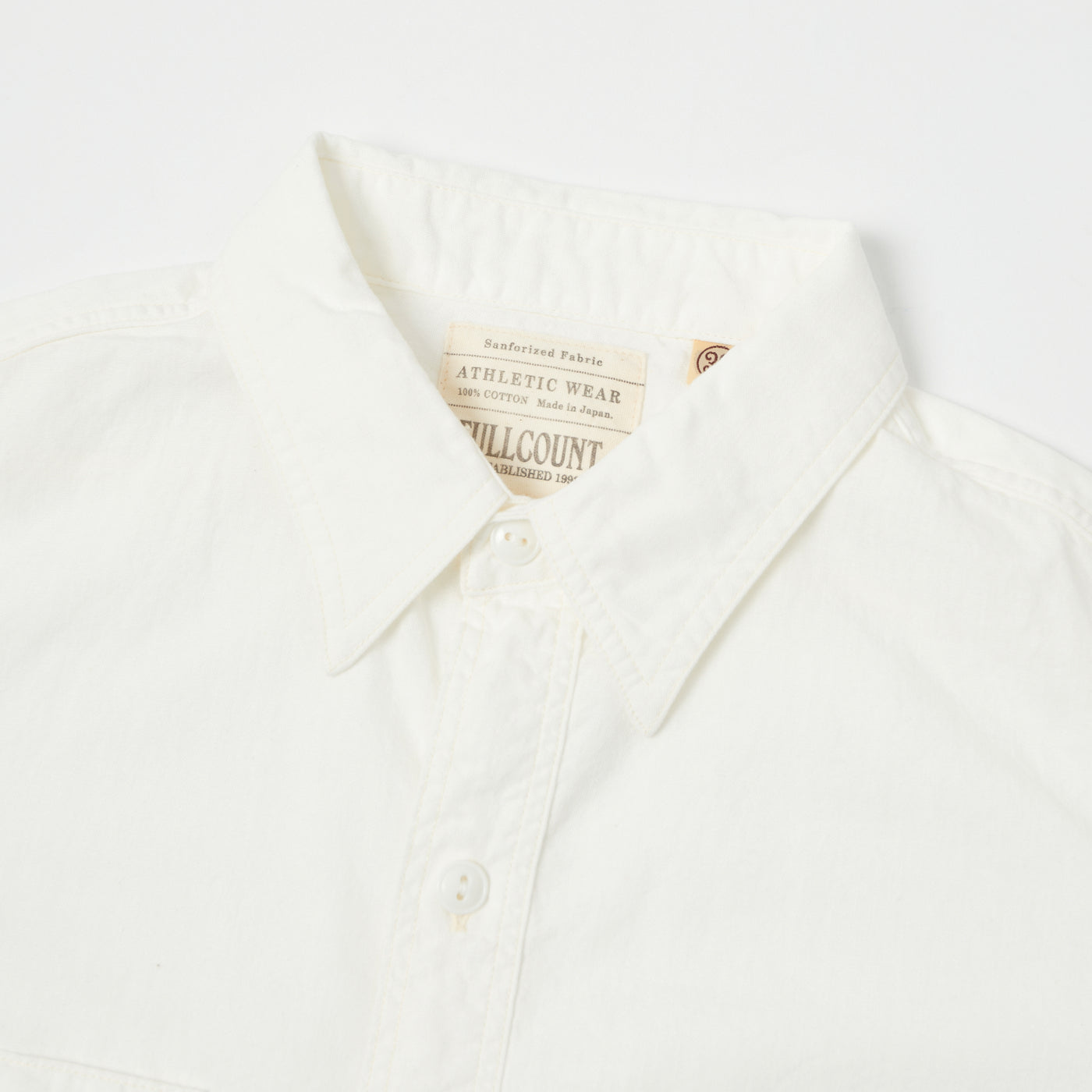 FULLCOUNT 4821 5oz Chambray Work Shirt - White