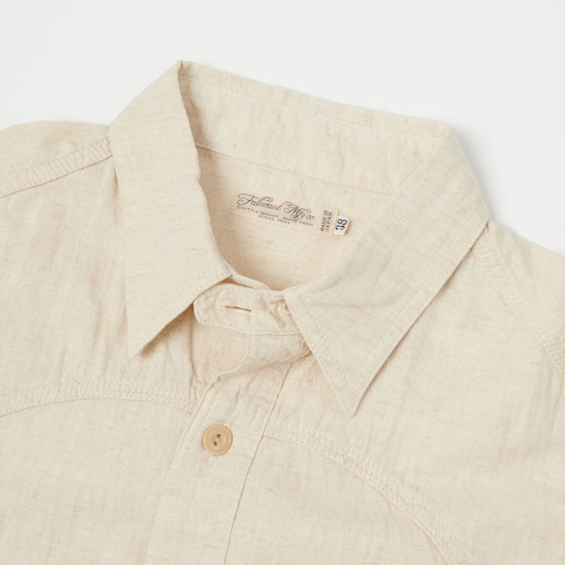Full Count 4869 Chambray Shirt - Ivory | SON OF A STAG