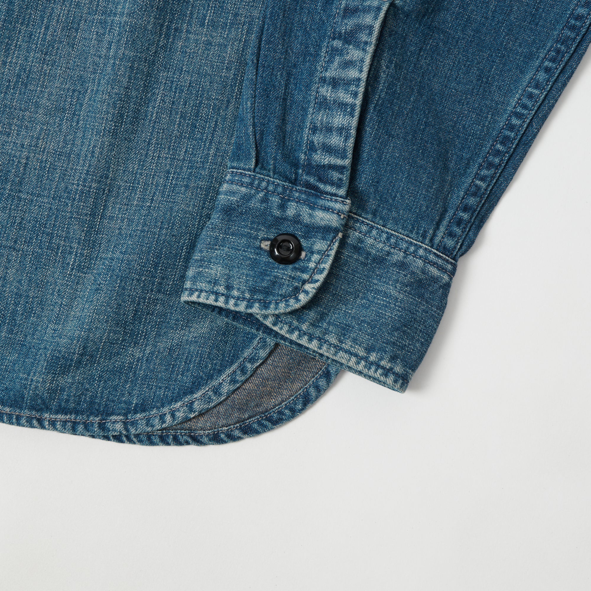 FULLCOUNT 4890 8oz Denim Work Shirt - Hand Wash