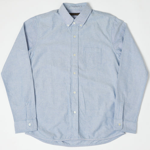 FULLCOUNT 4892 Oxford Cloth Button Down Shirt - Blue