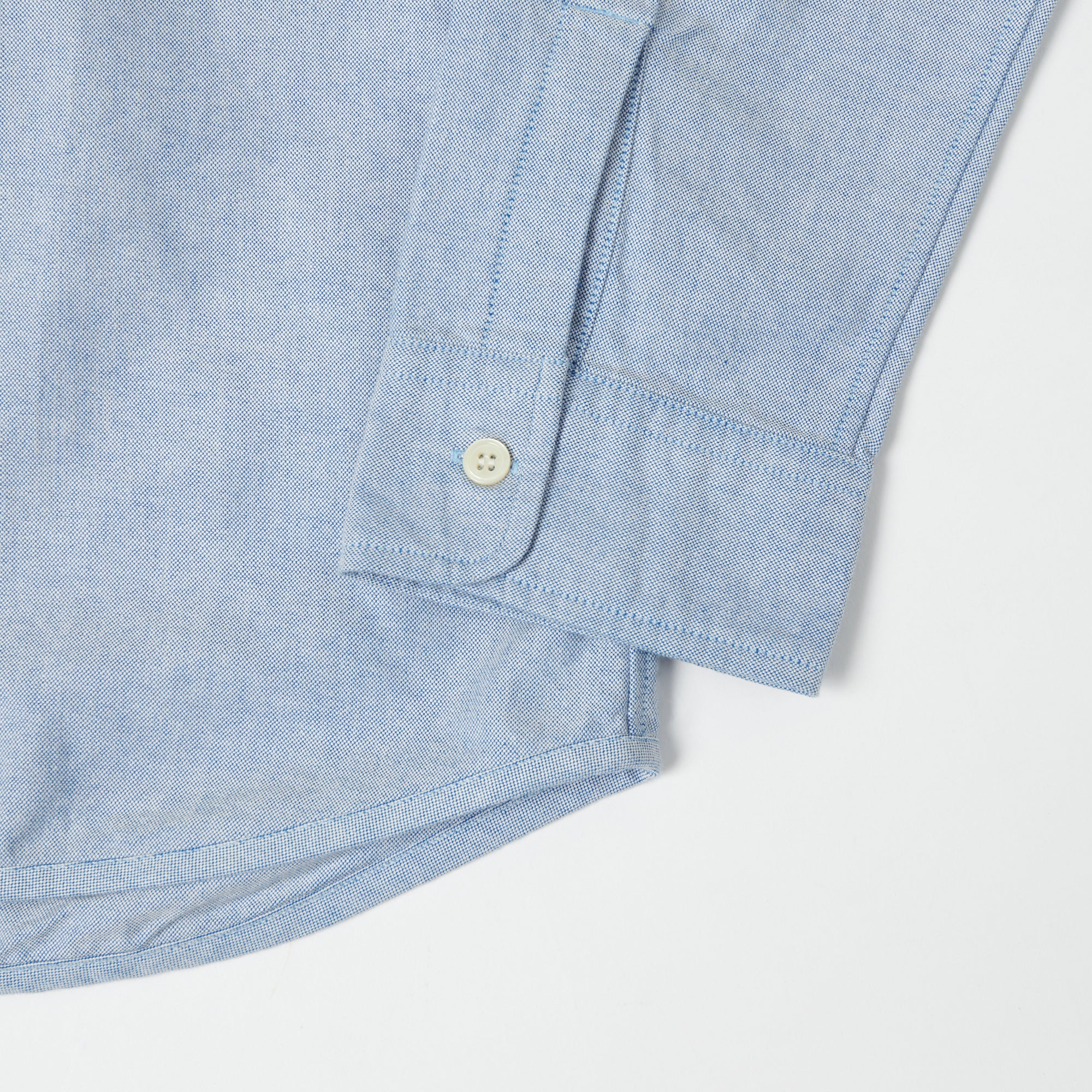 FULLCOUNT 4892 Oxford Cloth Button Down Shirt - Blue