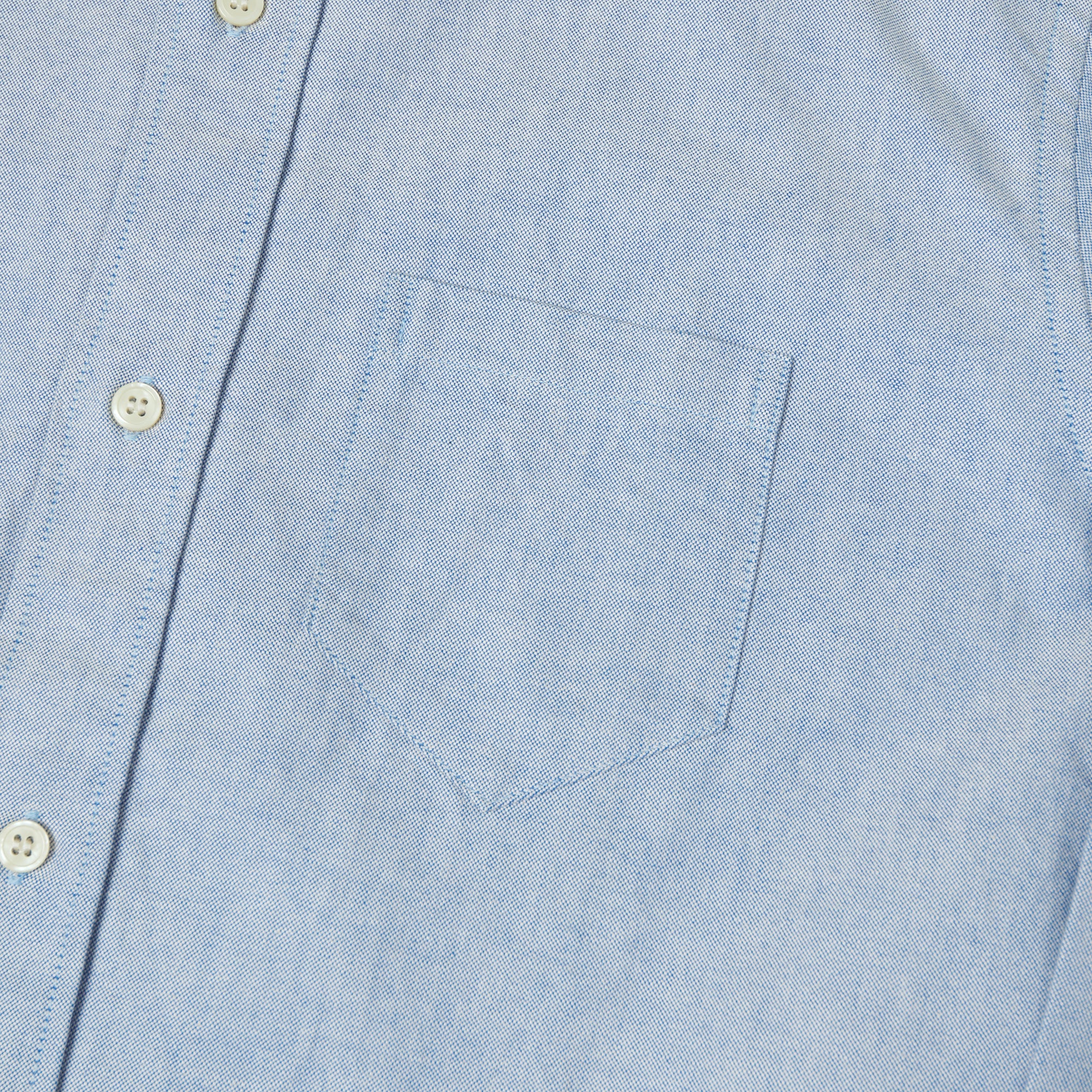 FULLCOUNT 4892 Oxford Cloth Button Down Shirt - Blue