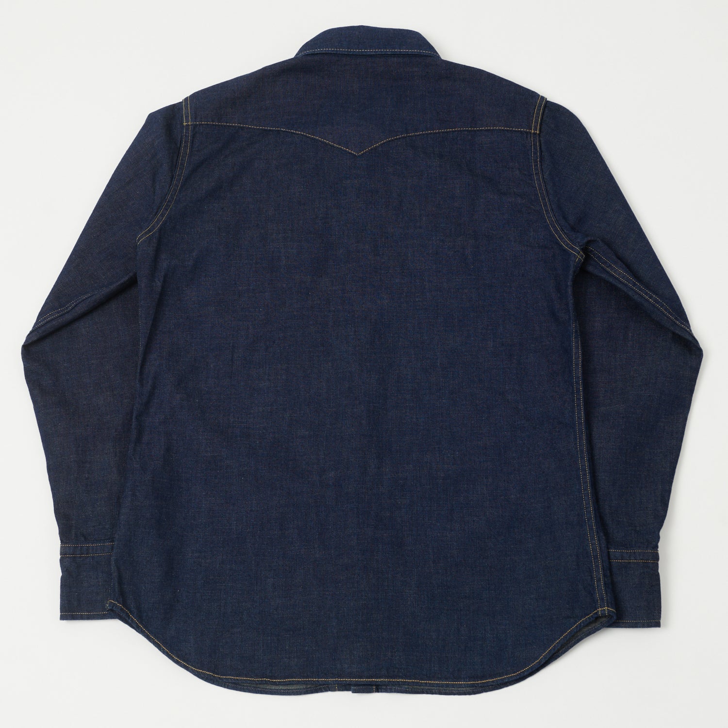 FULLCOUNT 4894 Denim Western Shirt - Rinsed