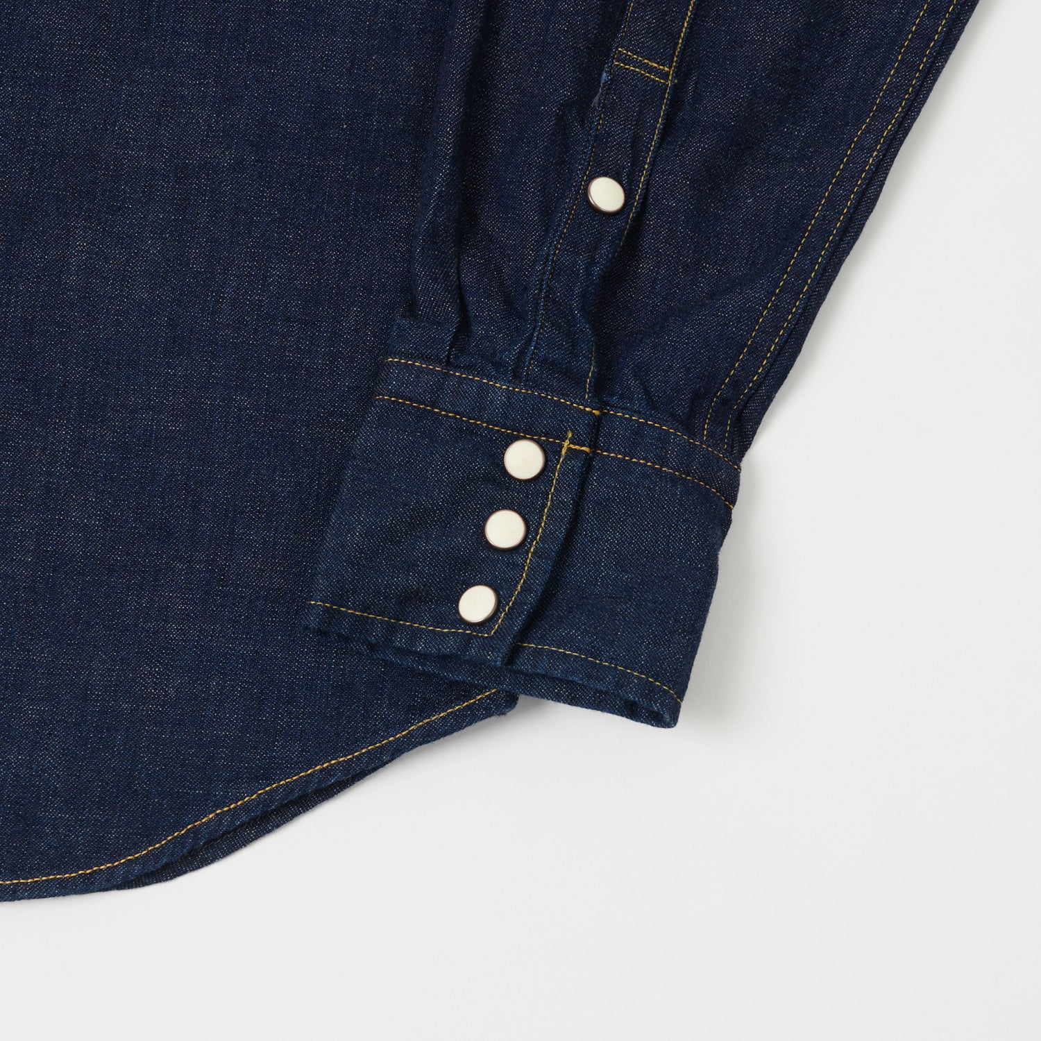 FULLCOUNT 4894 Denim Western Shirt - Rinsed