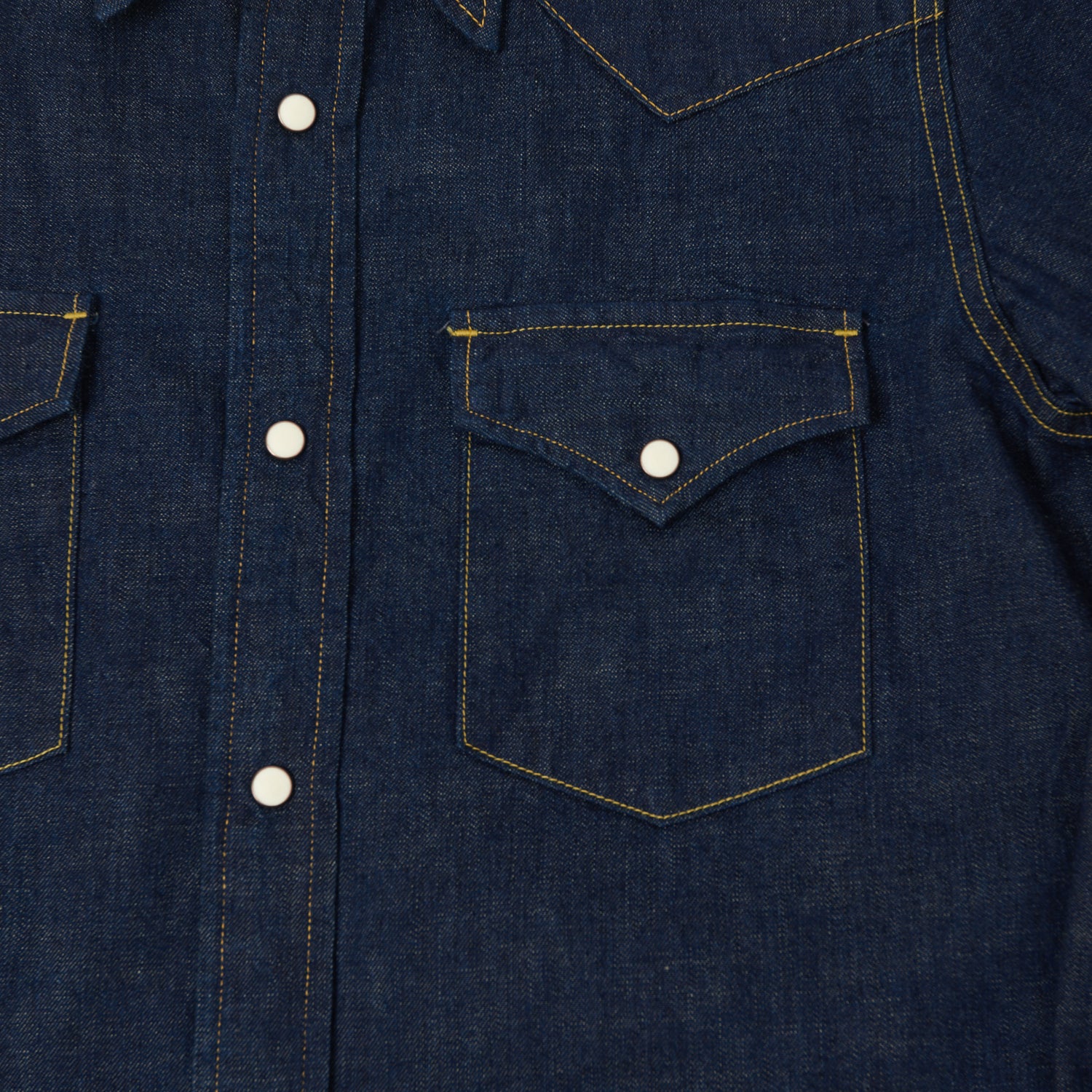 FULLCOUNT 4894 Denim Western Shirt - Rinsed