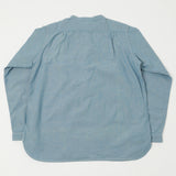 Full Count 4900-21 Round Collar Pullover Shirt - Blue