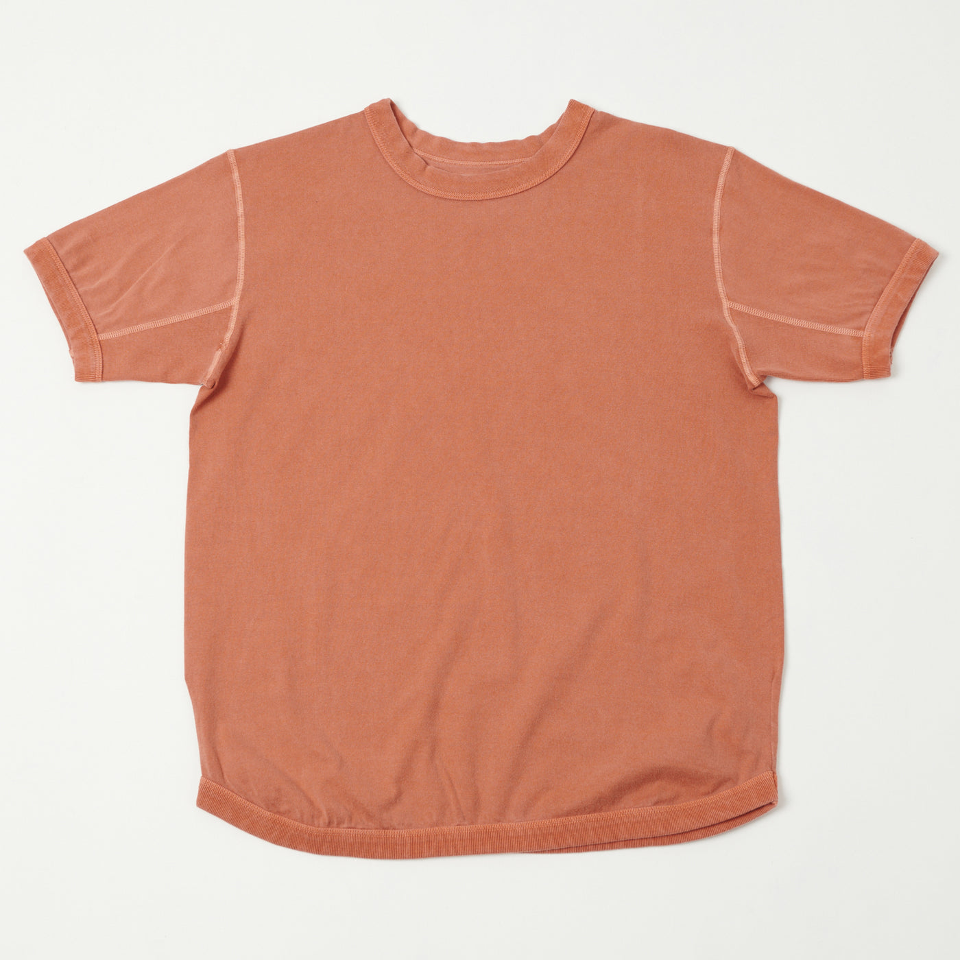 FULLCOUNT 5222 Flat Seam Heavyweight T-Shirt - Brown