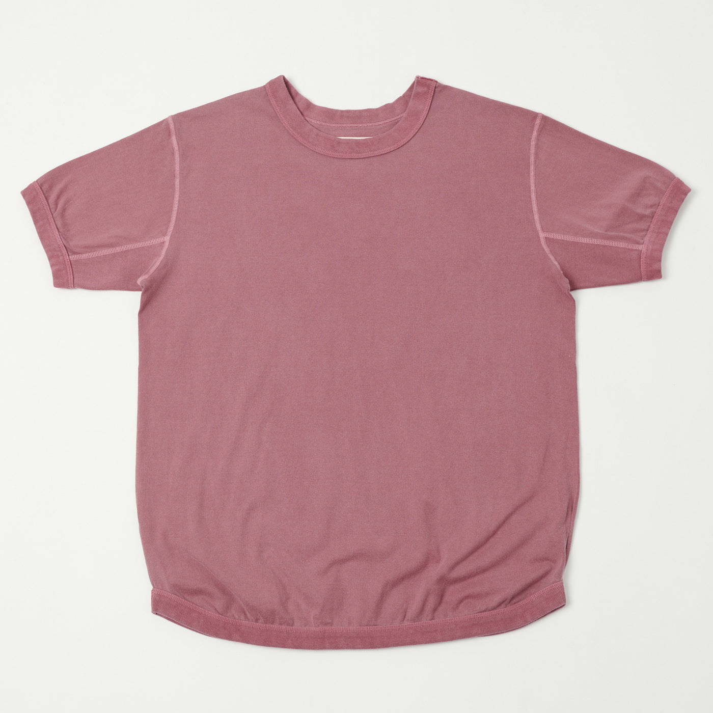 FULLCOUNT 5222 Flat Seam Heavyweight T-Shirt - Burgundy