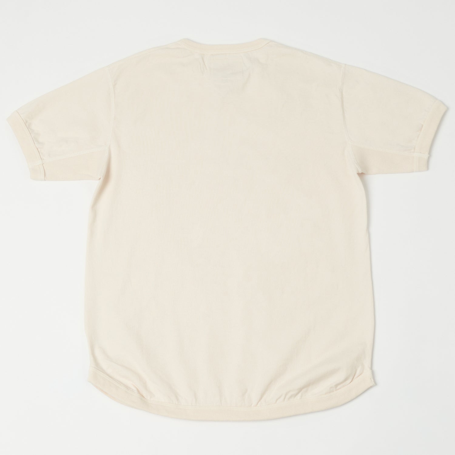 FULLCOUNT 5222H Flat Seam Heavyweight Henley - Ecru